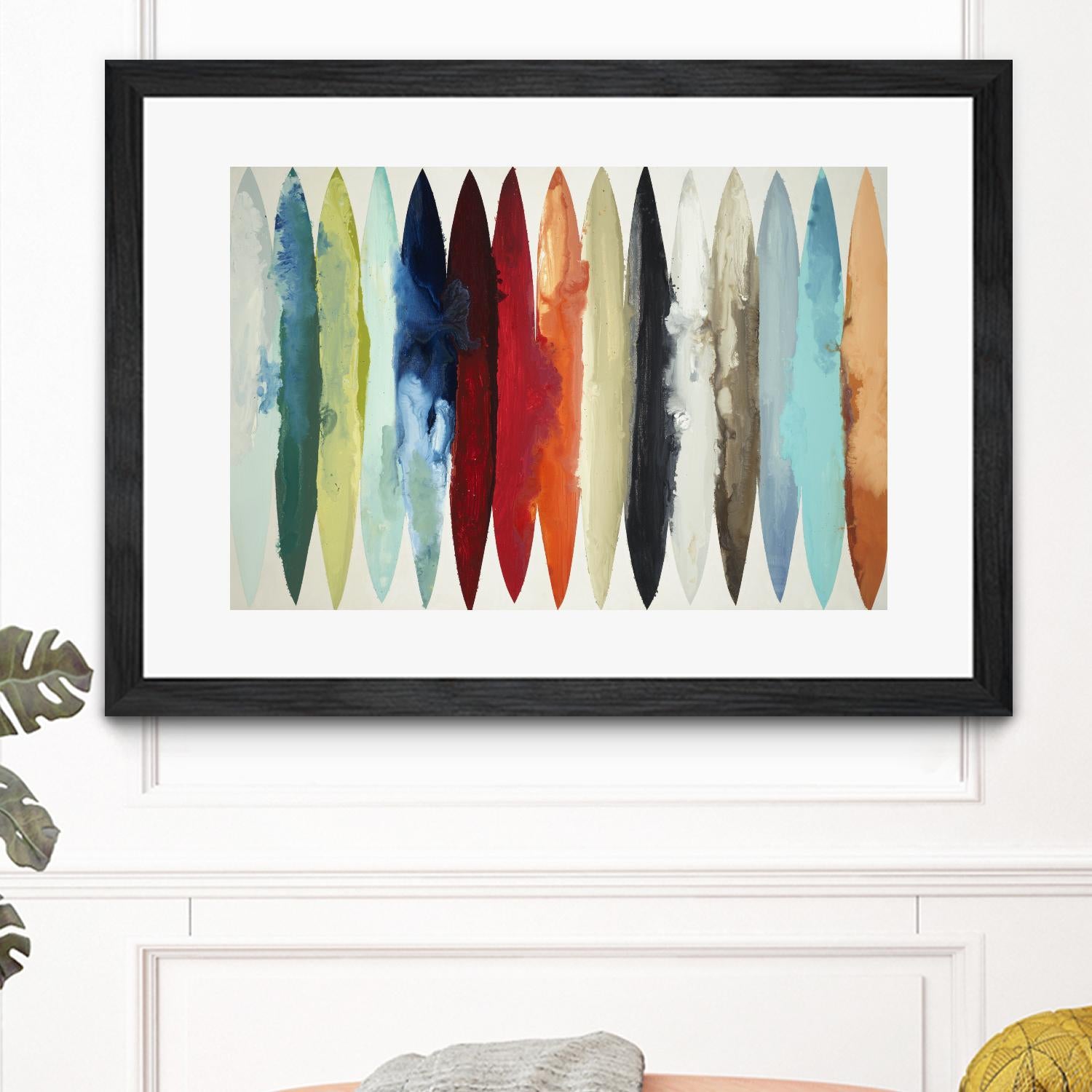 Even Flow by Randy Hibberd on GIANT ART - red abstract surf