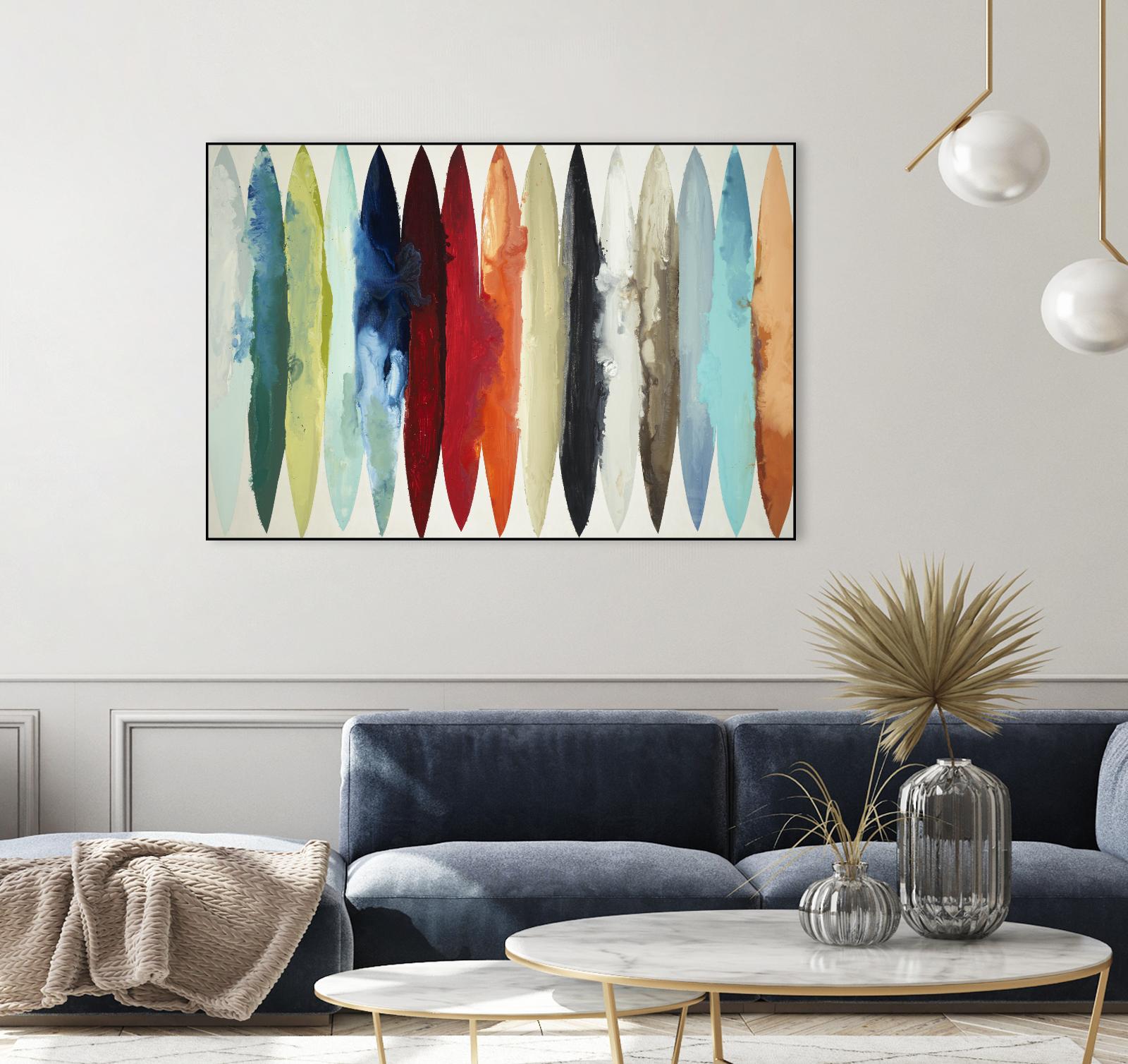 Even Flow by Randy Hibberd on GIANT ART - brights abstract