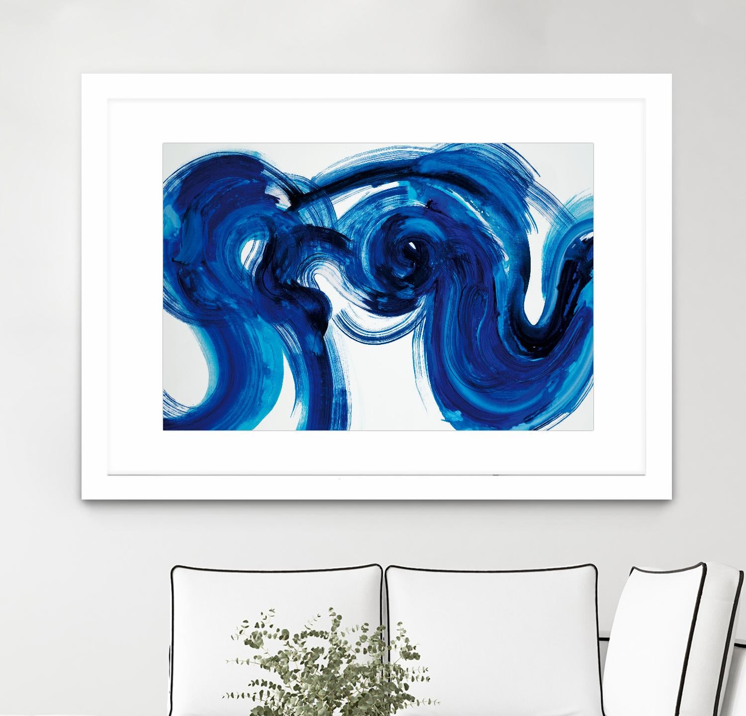 Flourish by Randy Hibberd on GIANT ART - white abstract