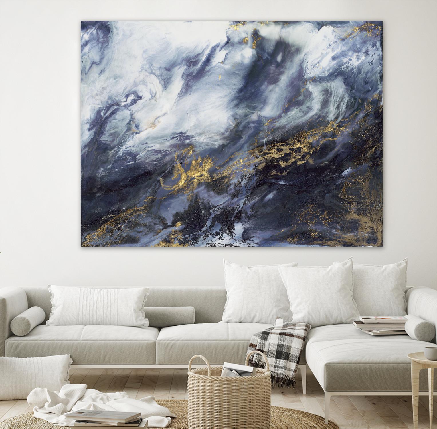 Anticipation V2 by Corrie LaVelle on GIANT ART - blues fluid abstracts