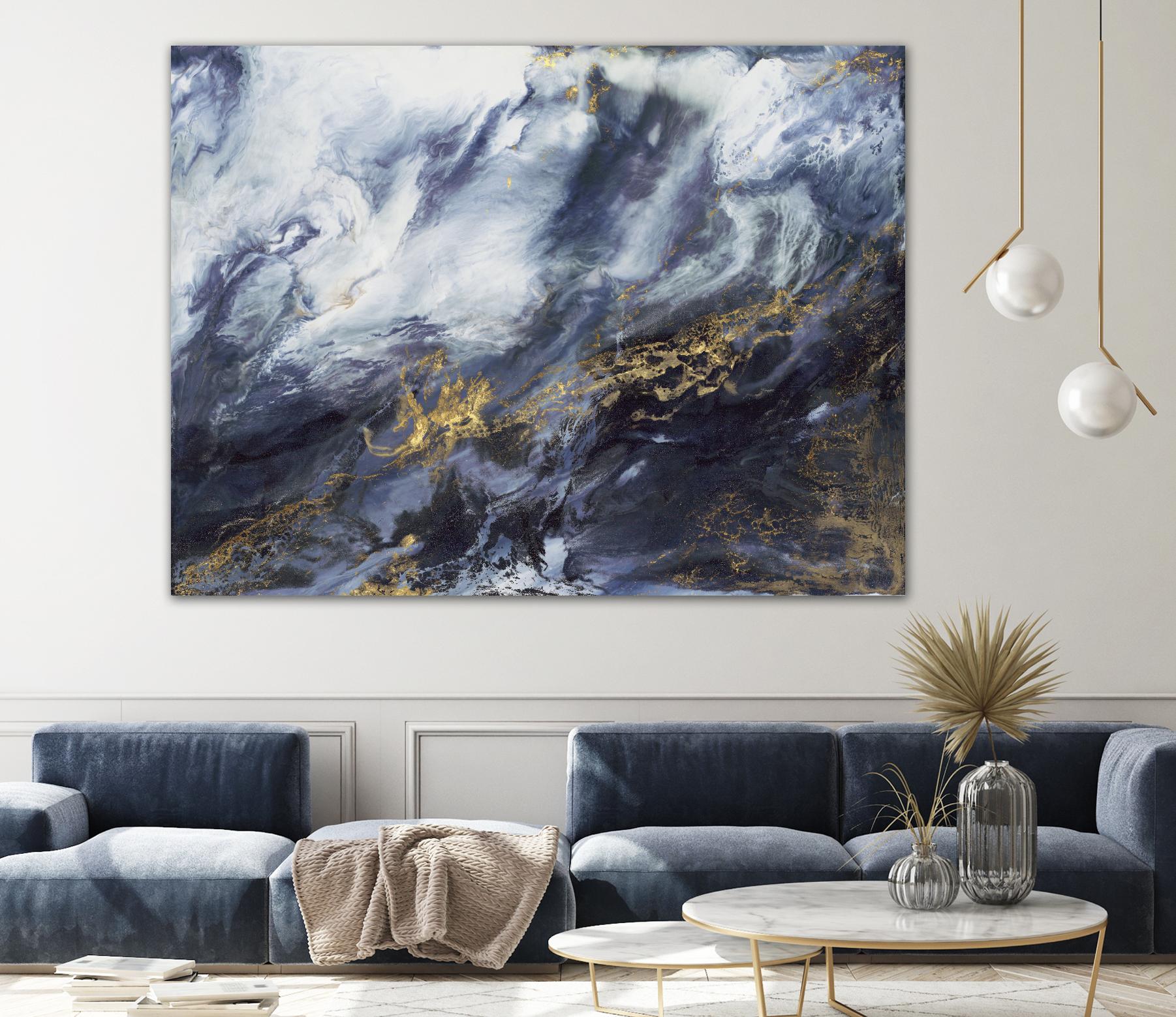 Anticipation V2 by Corrie LaVelle on GIANT ART - blues fluid abstracts