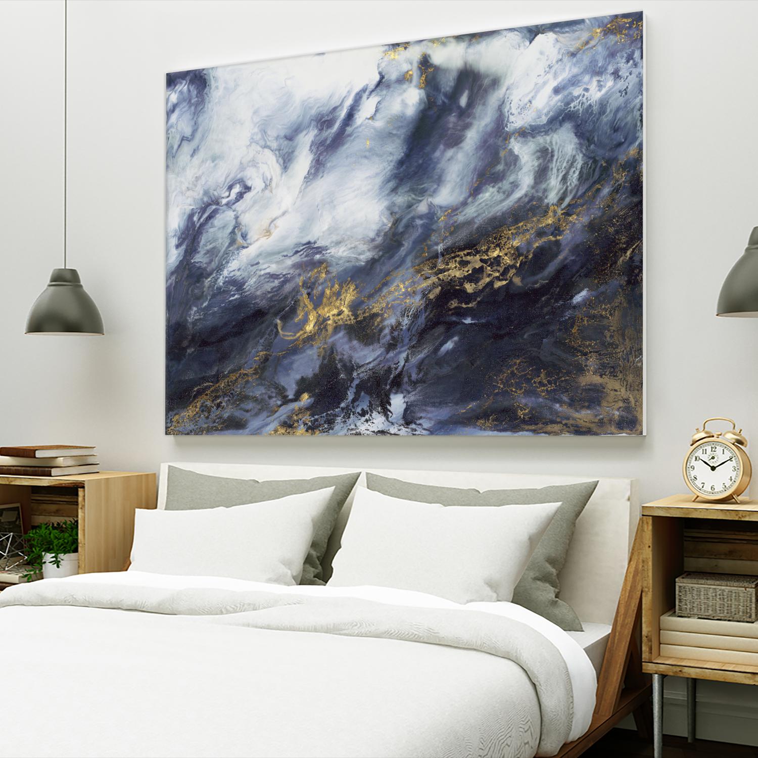 Anticipation V2 by Corrie LaVelle on GIANT ART - blues fluid abstracts