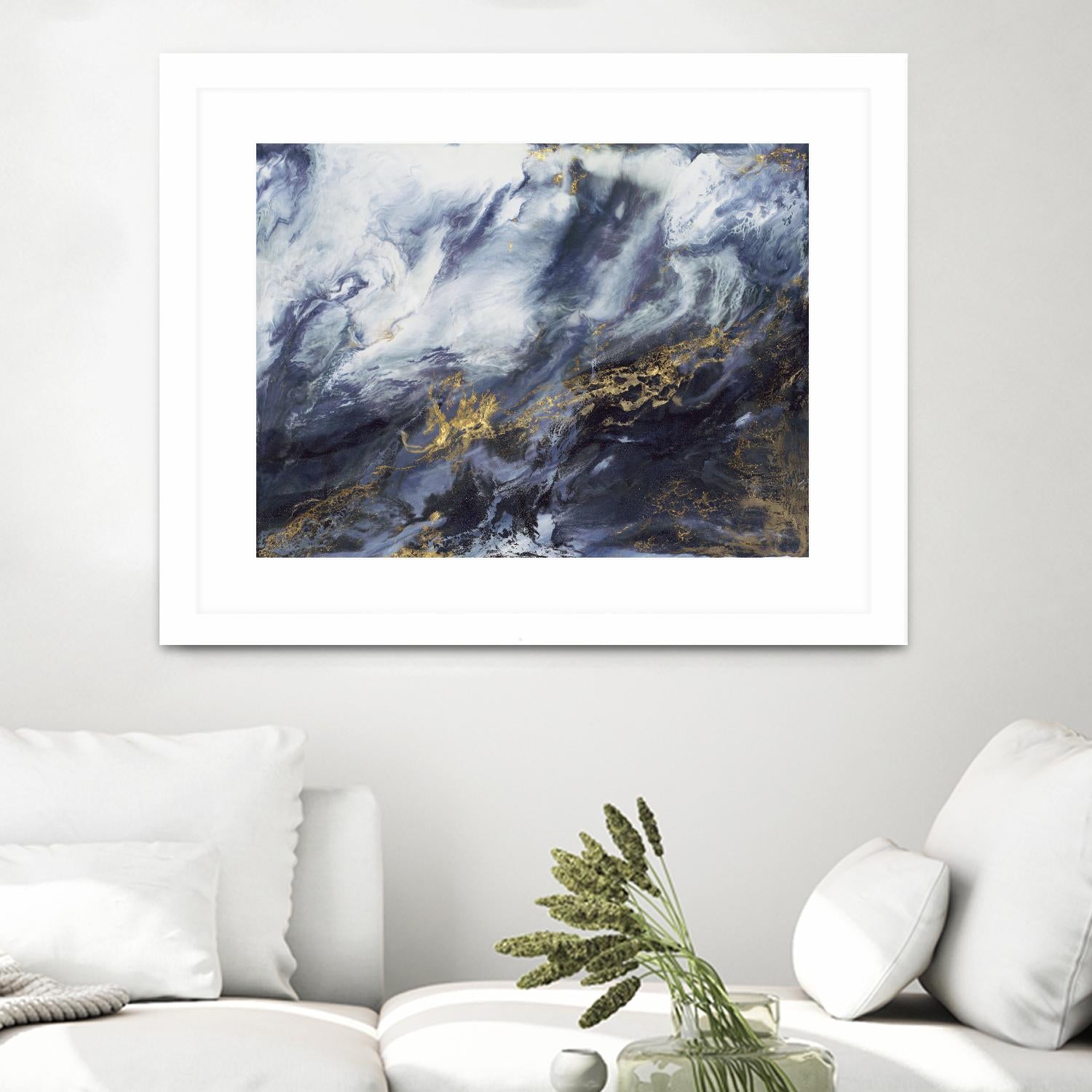 Anticipation V2 by Corrie LaVelle on GIANT ART - blues fluid abstracts