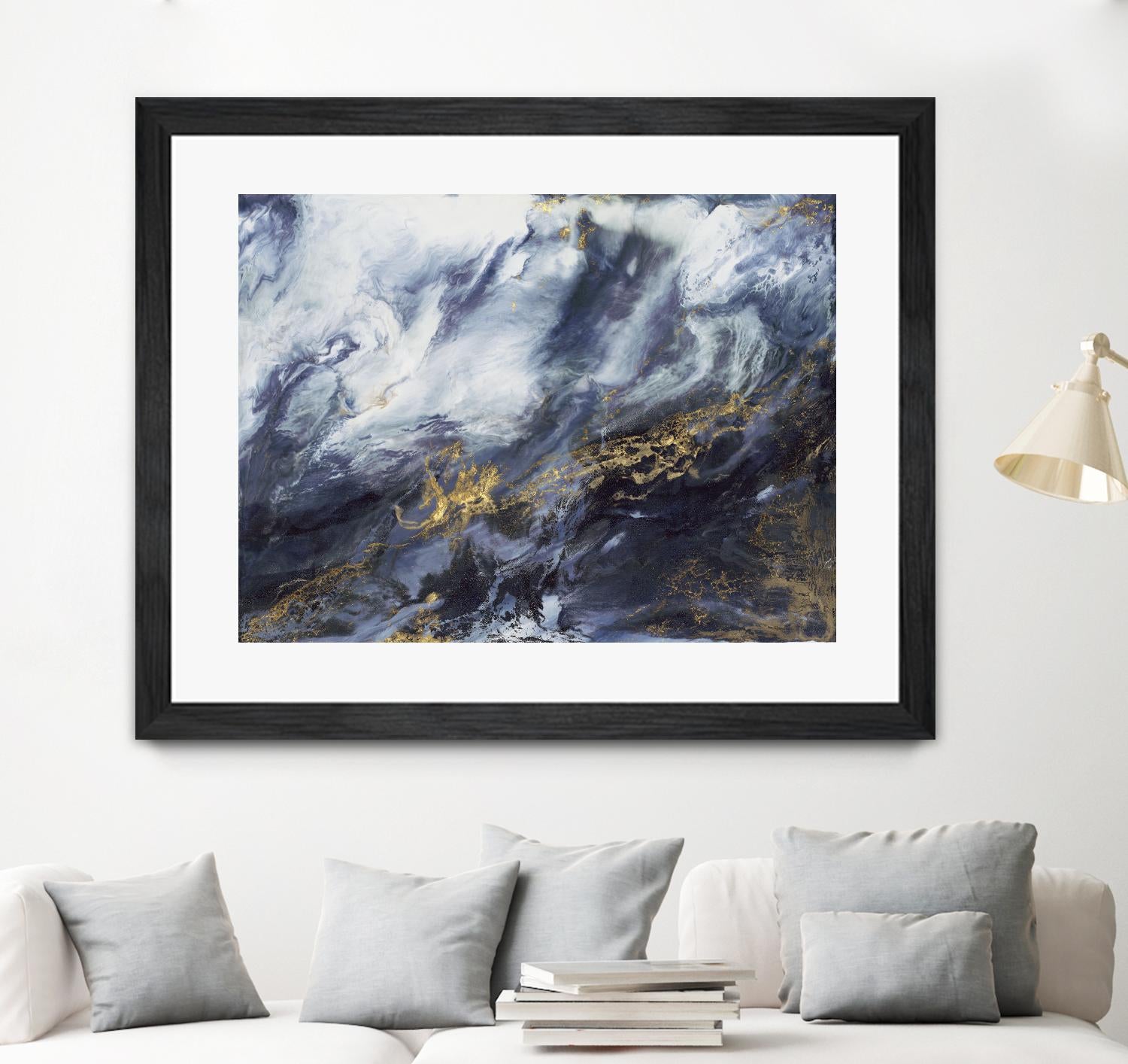 Anticipation V2 by Corrie LaVelle on GIANT ART - blues fluid abstracts