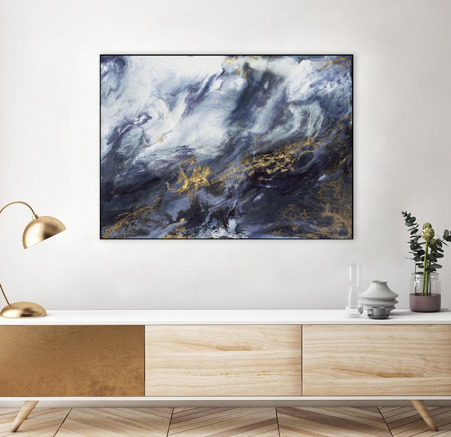 Anticipation V2 by Corrie LaVelle on GIANT ART - blues fluid abstracts