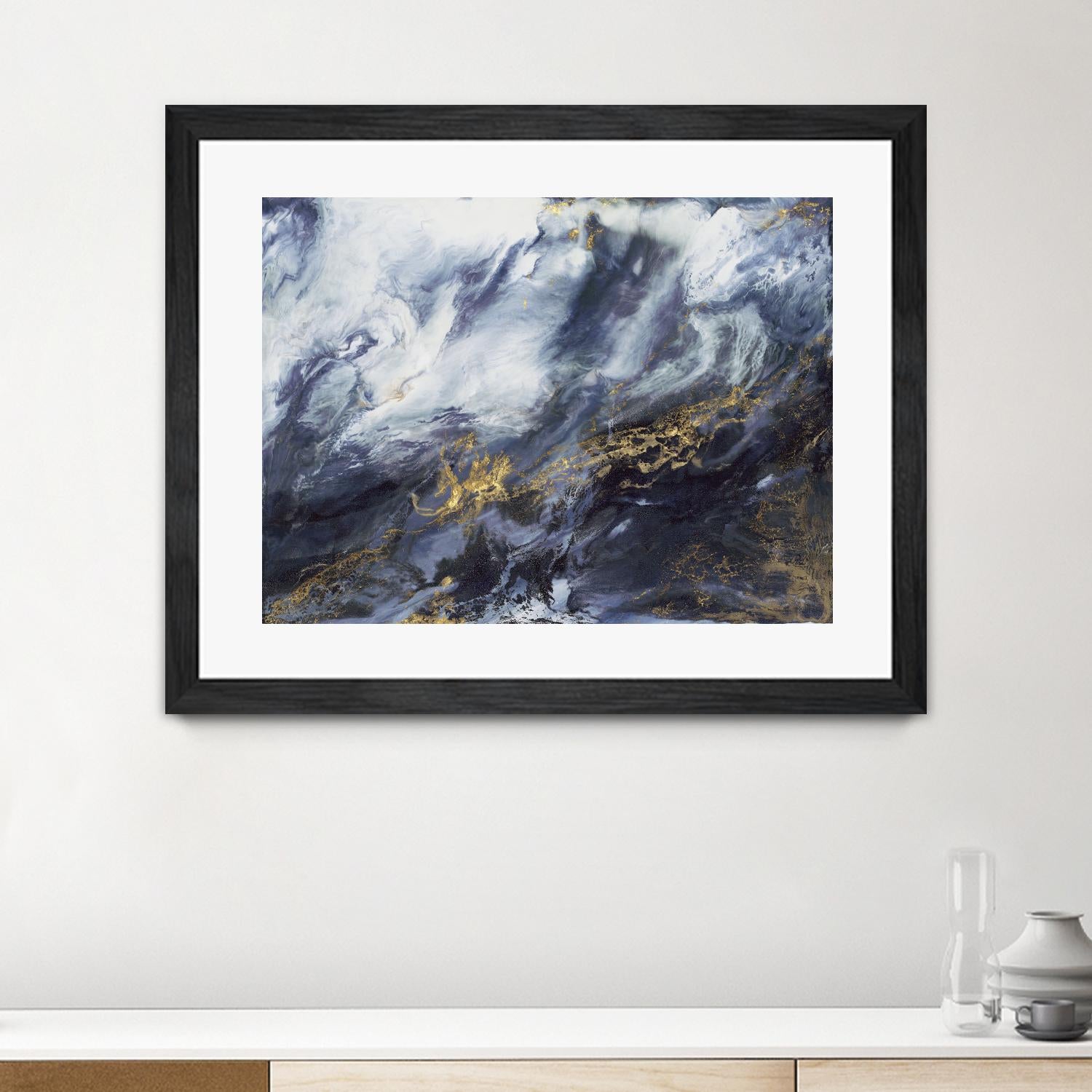 Anticipation V2 by Corrie LaVelle on GIANT ART - blues fluid abstracts