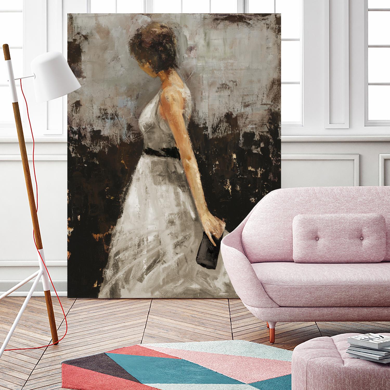 Contemplation by Julianne Marcoux on GIANT ART - brown figurative