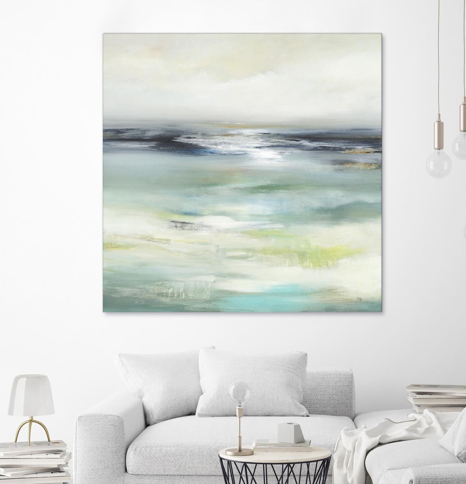 Layered View by Lisa Ridgers on GIANT ART - blue abstract