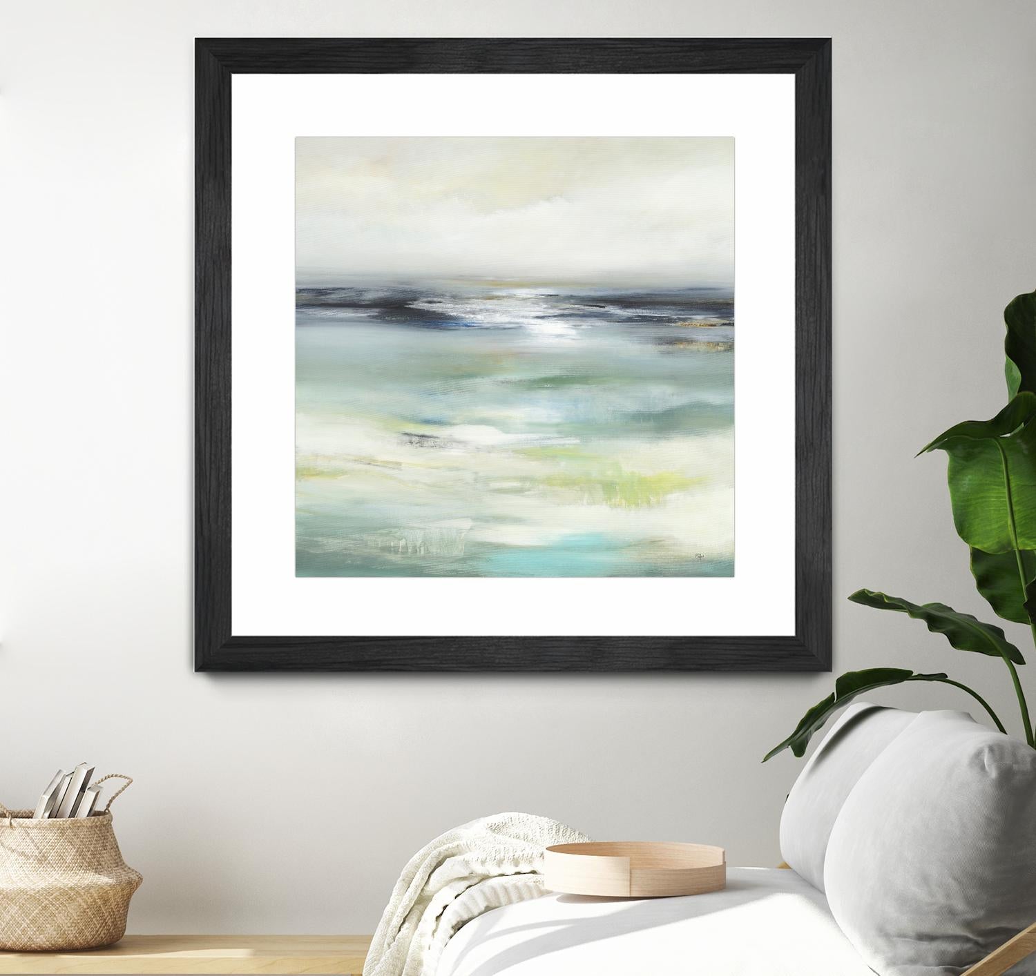 Layered View by Lisa Ridgers on GIANT ART - blue abstract