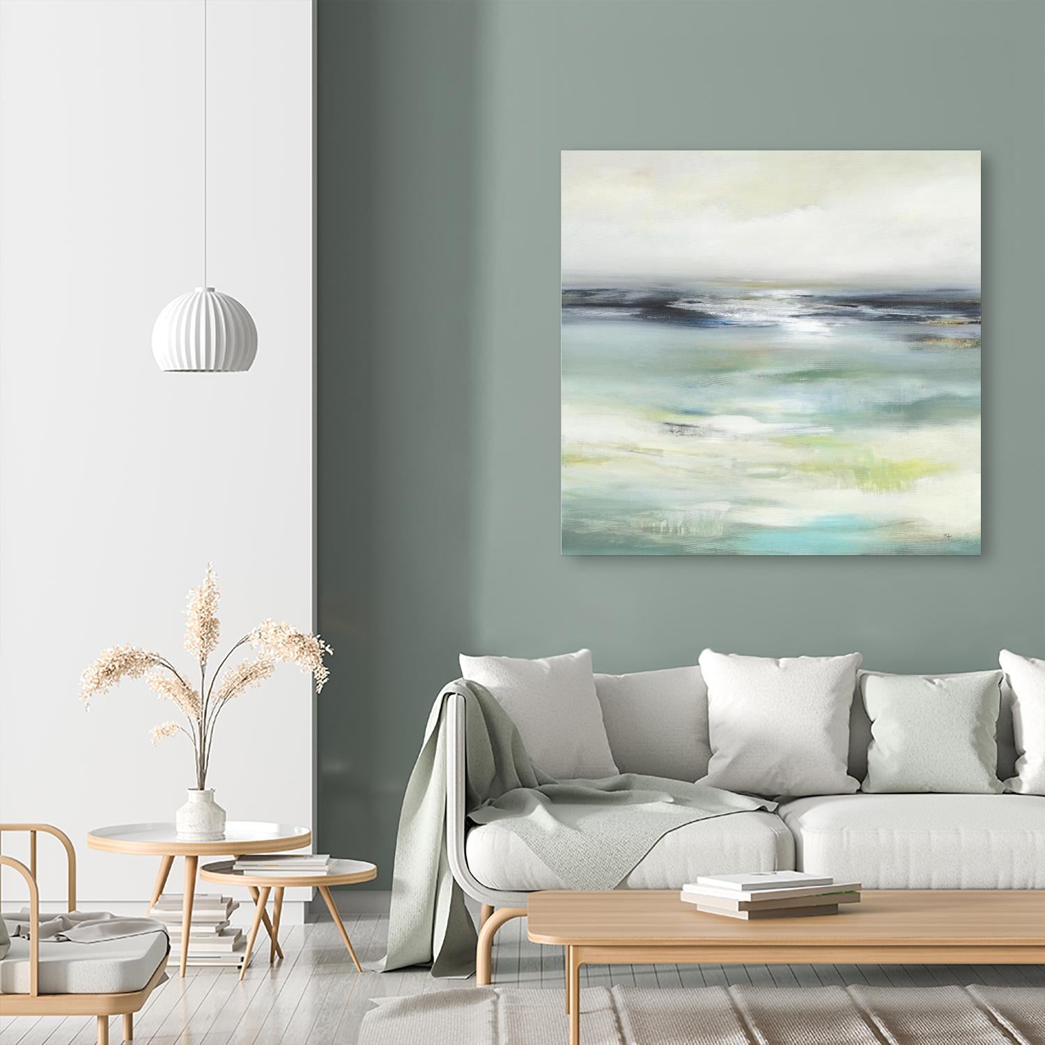 Layered View by Lisa Ridgers on GIANT ART - blue abstract