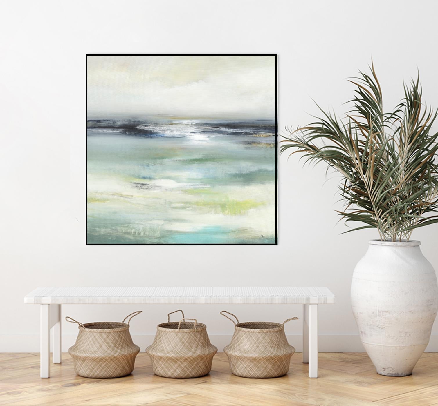 Layered View by Lisa Ridgers on GIANT ART - blue abstract