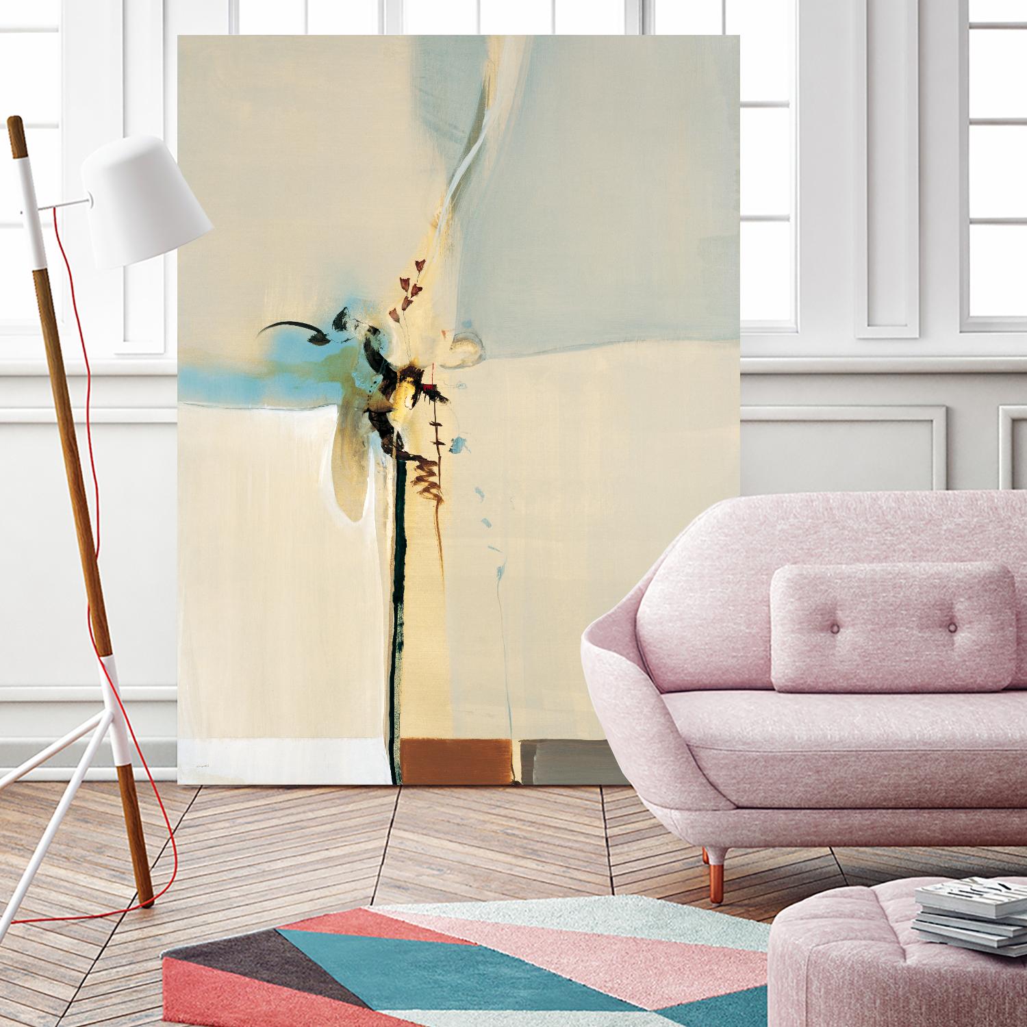 Light Fast III by Sarah Stockstill on GIANT ART - blue abstract