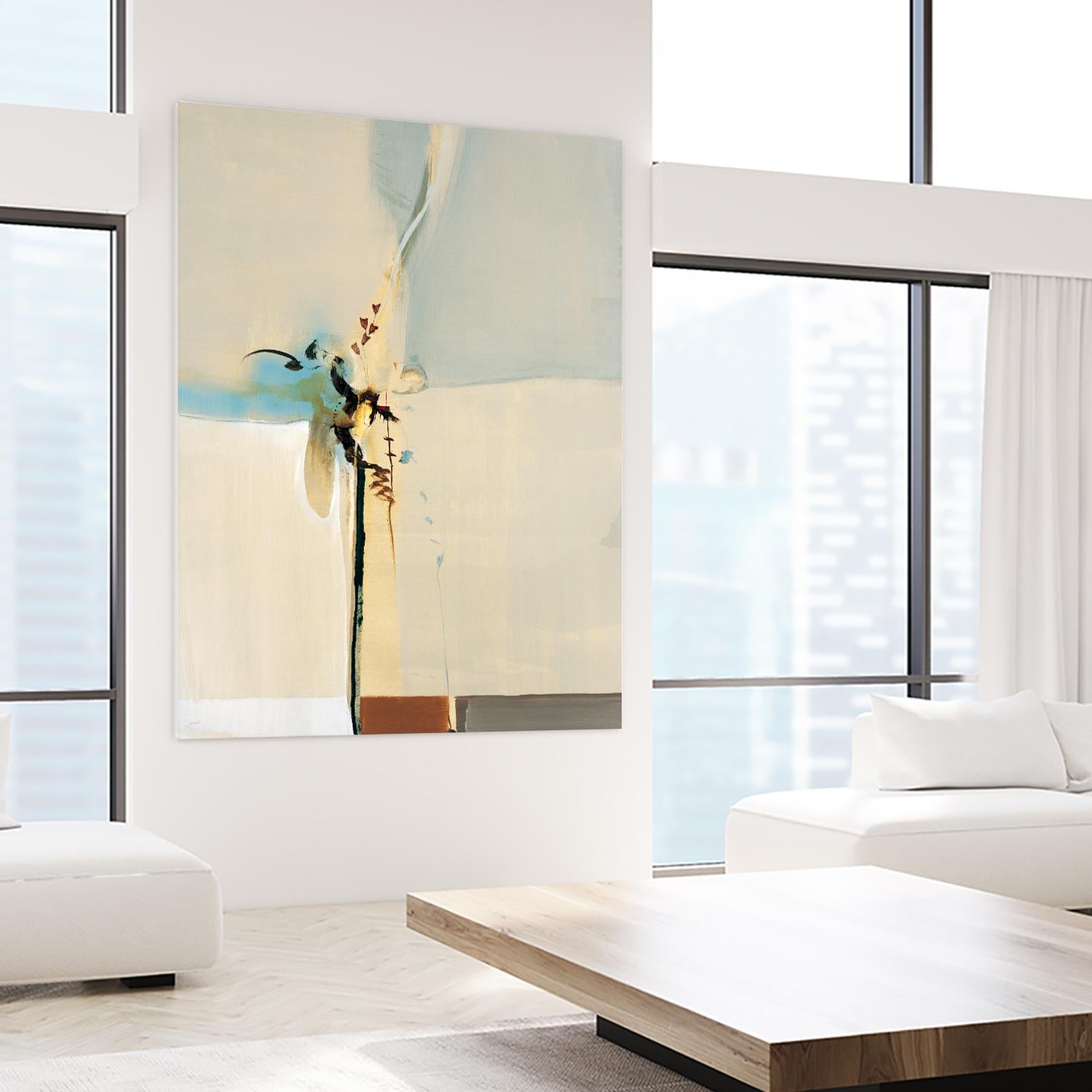 Light Fast III by Sarah Stockstill on GIANT ART - blue abstract