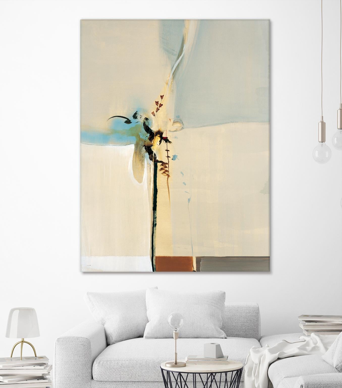 Light Fast III by Sarah Stockstill on GIANT ART - blue abstract