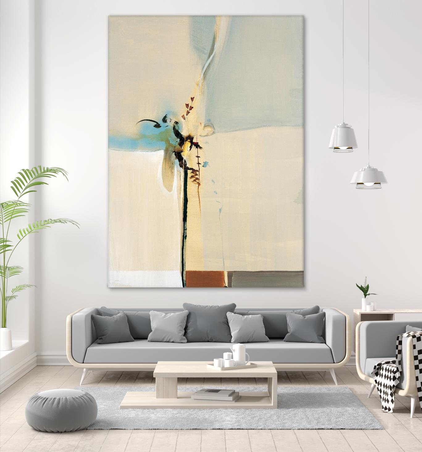 Light Fast III by Sarah Stockstill on GIANT ART - blue abstract