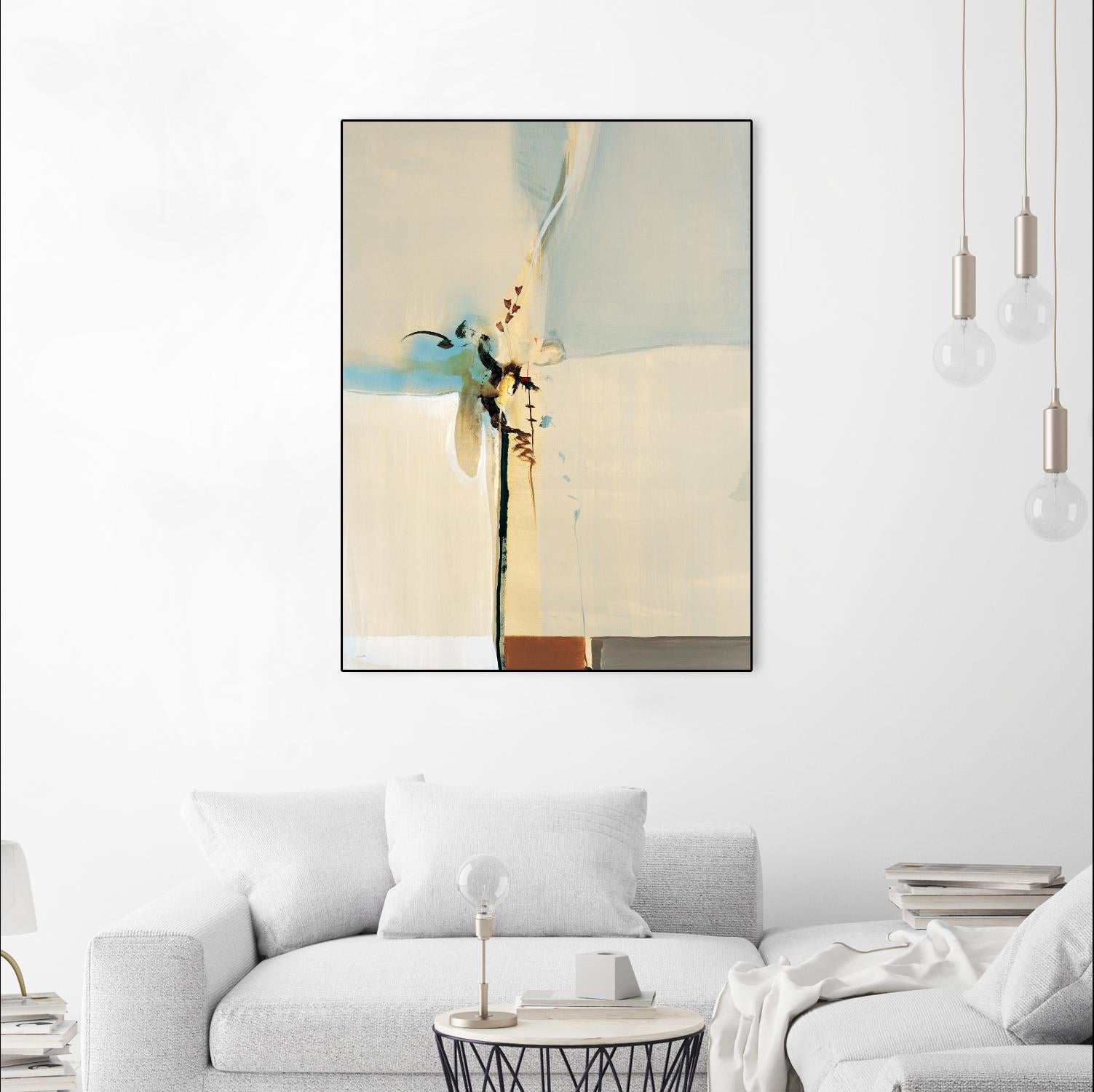 Light Fast III by Sarah Stockstill on GIANT ART - blue abstract