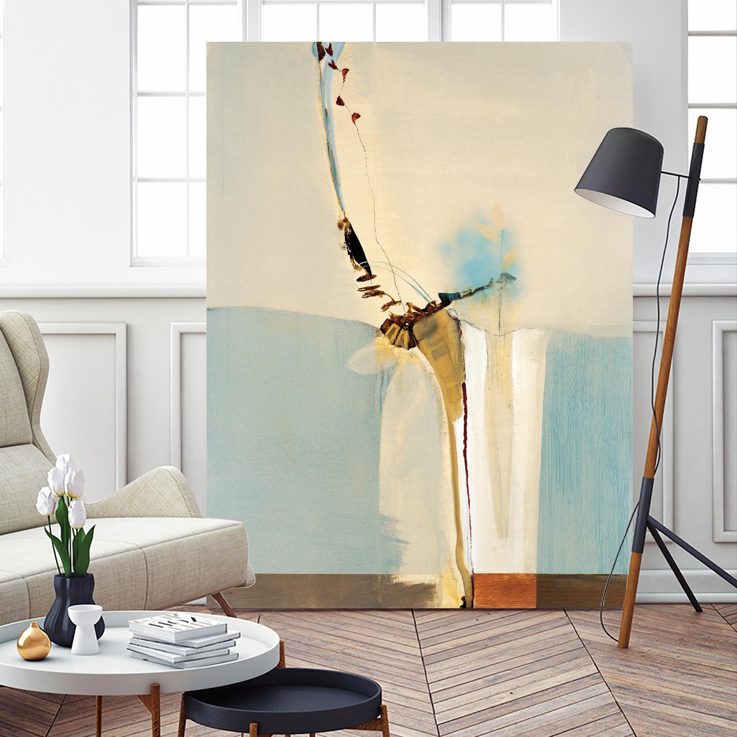 Light Fast II by Sarah Stockstill on GIANT ART - blue abstract