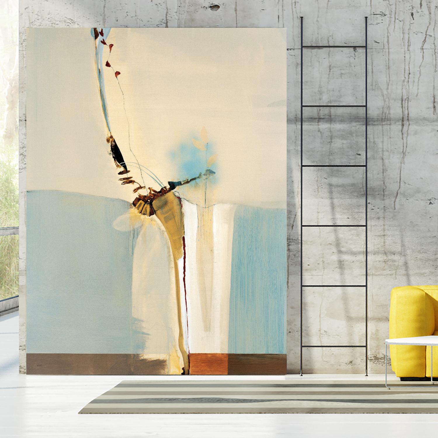 Light Fast II by Sarah Stockstill on GIANT ART - blue abstract