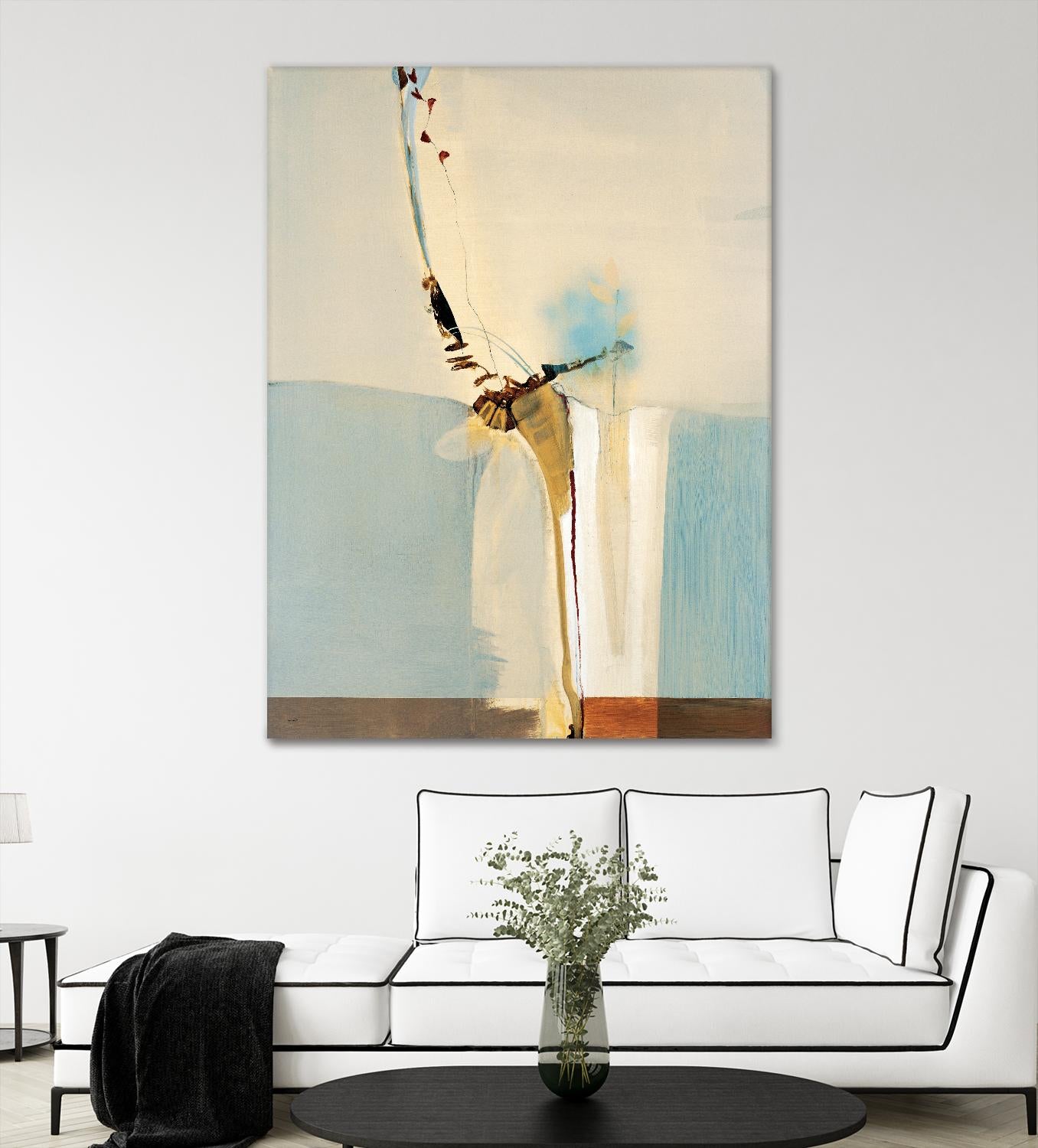 Light Fast II by Sarah Stockstill on GIANT ART - blue abstract