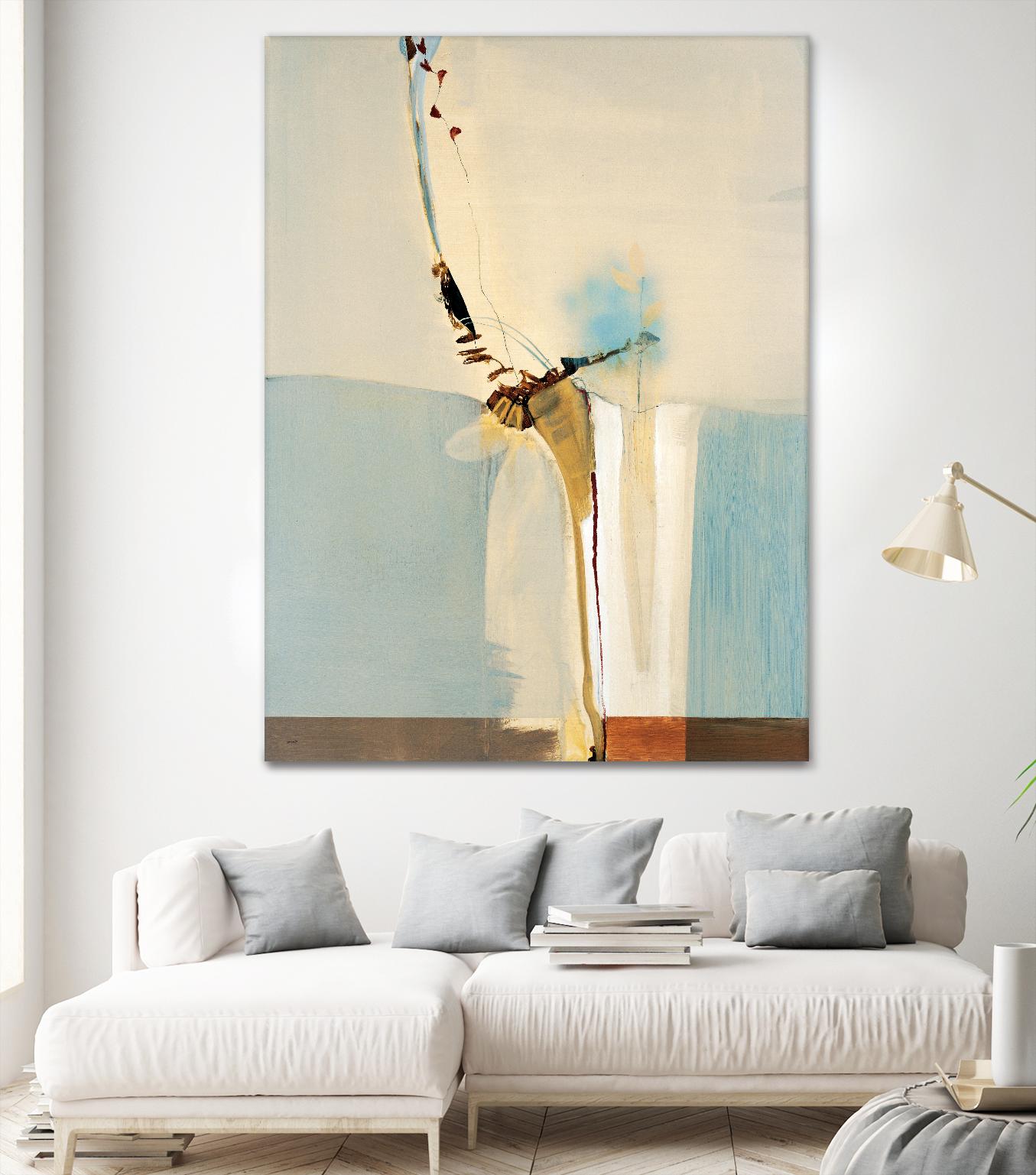 Light Fast II by Sarah Stockstill on GIANT ART - blue abstract