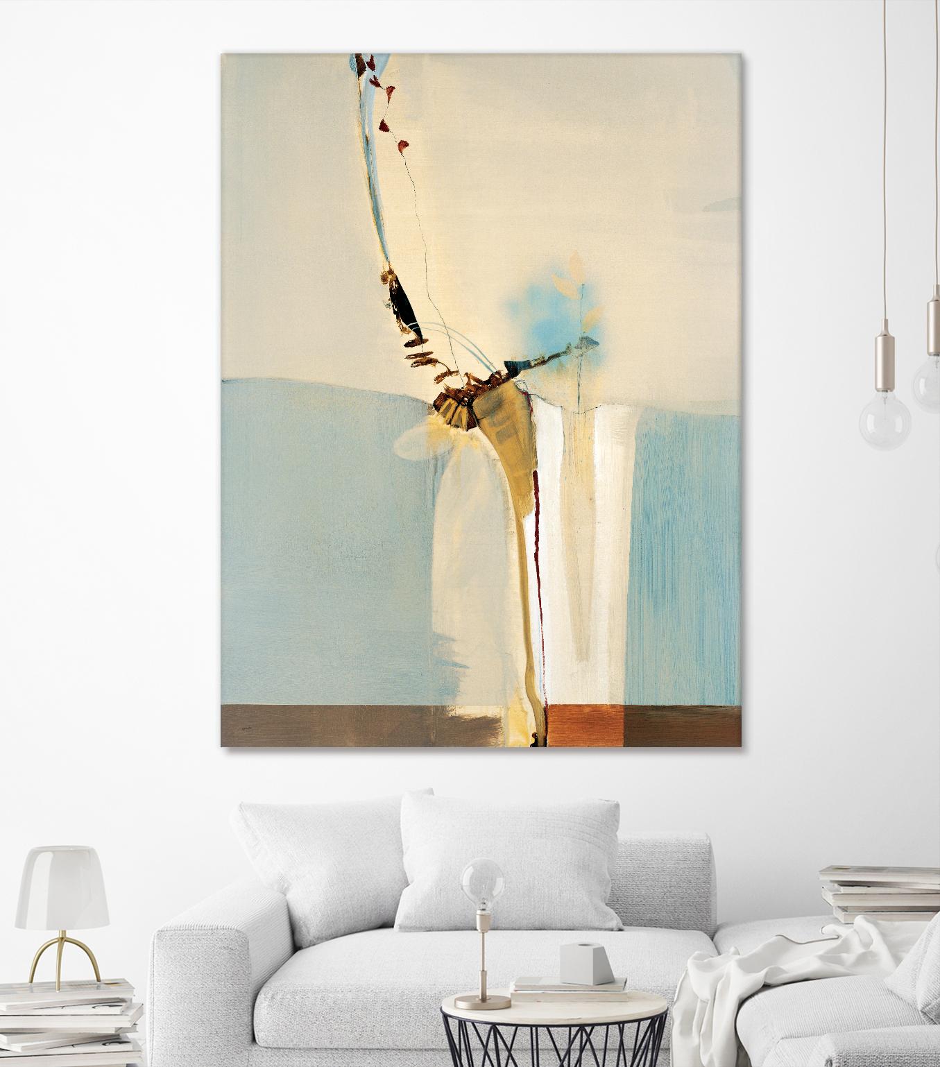 Light Fast II by Sarah Stockstill on GIANT ART - blue abstract