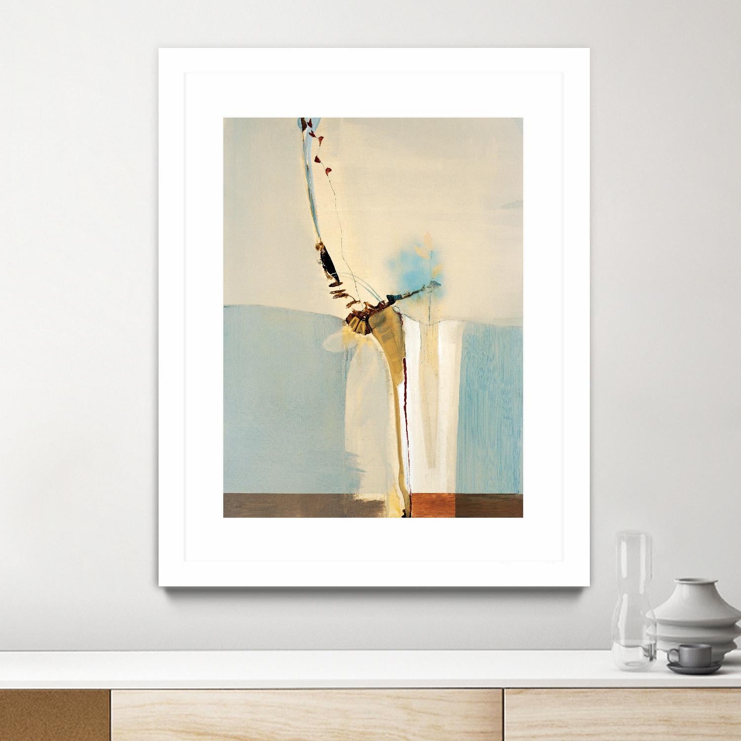 Light Fast II by Sarah Stockstill on GIANT ART - blue abstract