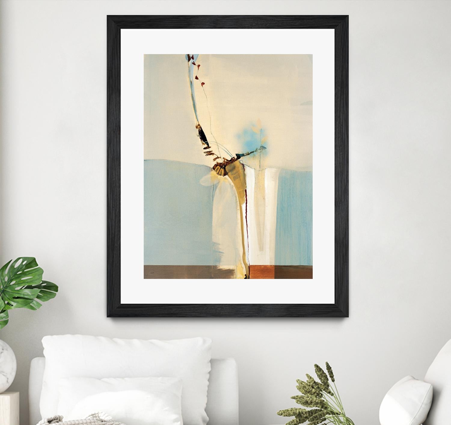 Light Fast II by Sarah Stockstill on GIANT ART - blue abstract