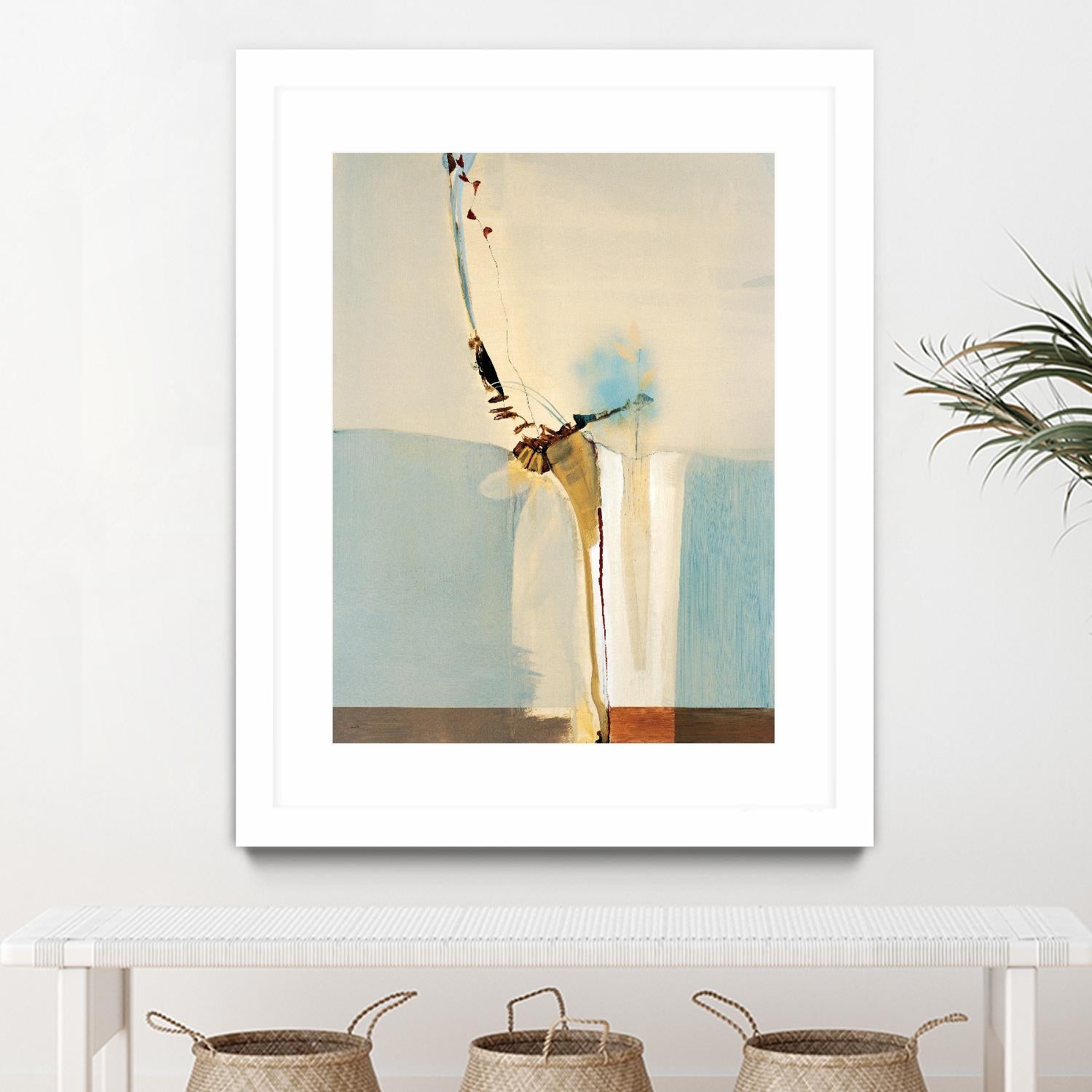 Light Fast II by Sarah Stockstill on GIANT ART - blue abstract