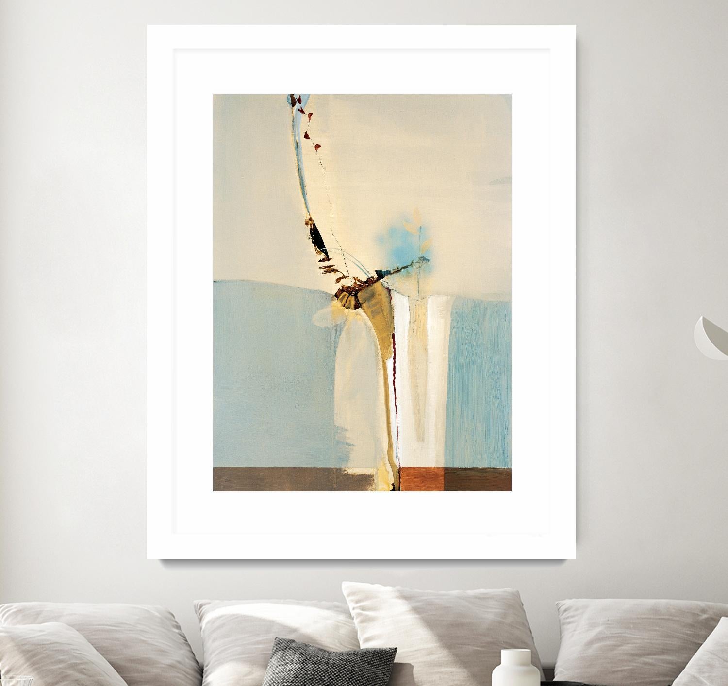 Light Fast II by Sarah Stockstill on GIANT ART - blue abstract