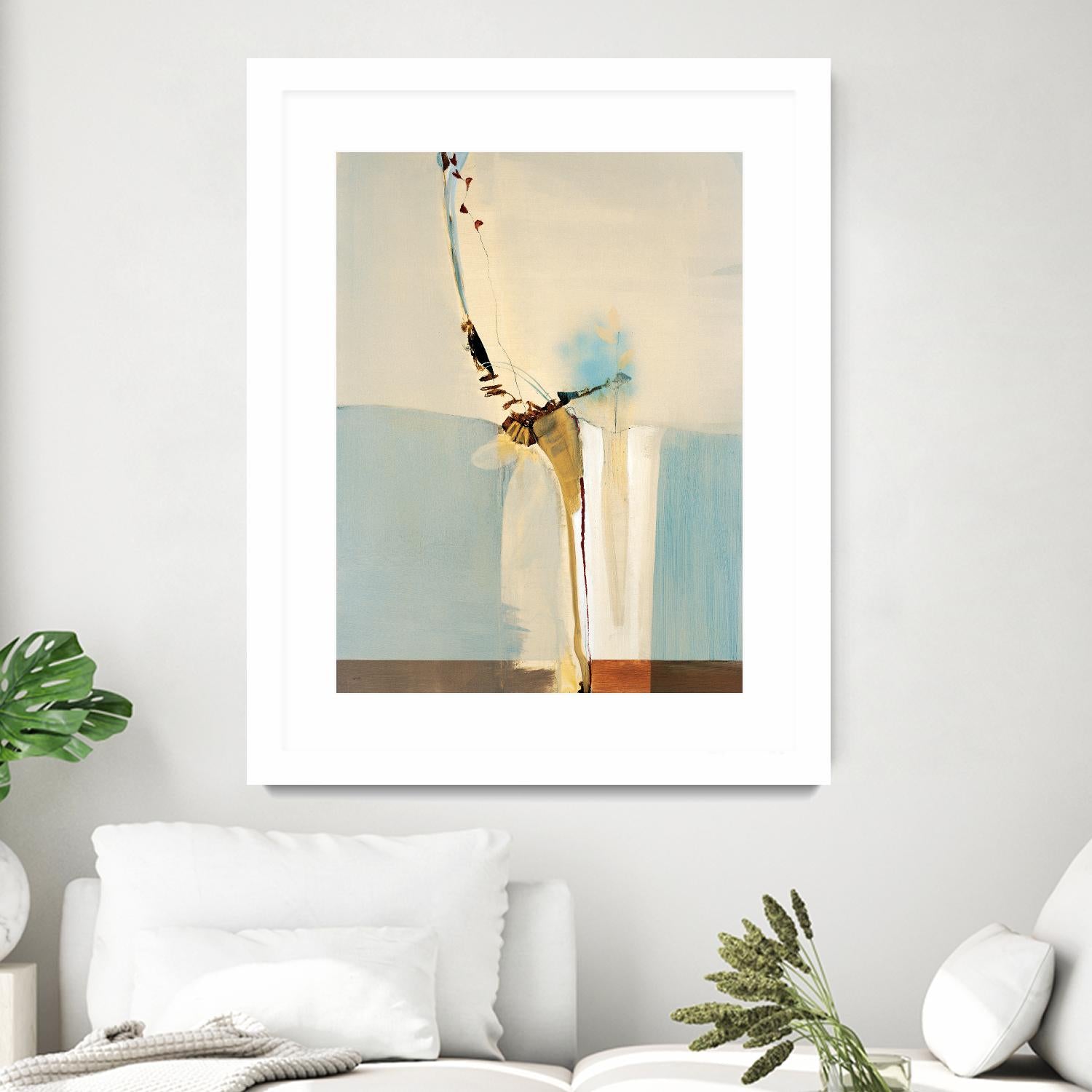 Light Fast II by Sarah Stockstill on GIANT ART - blue abstract