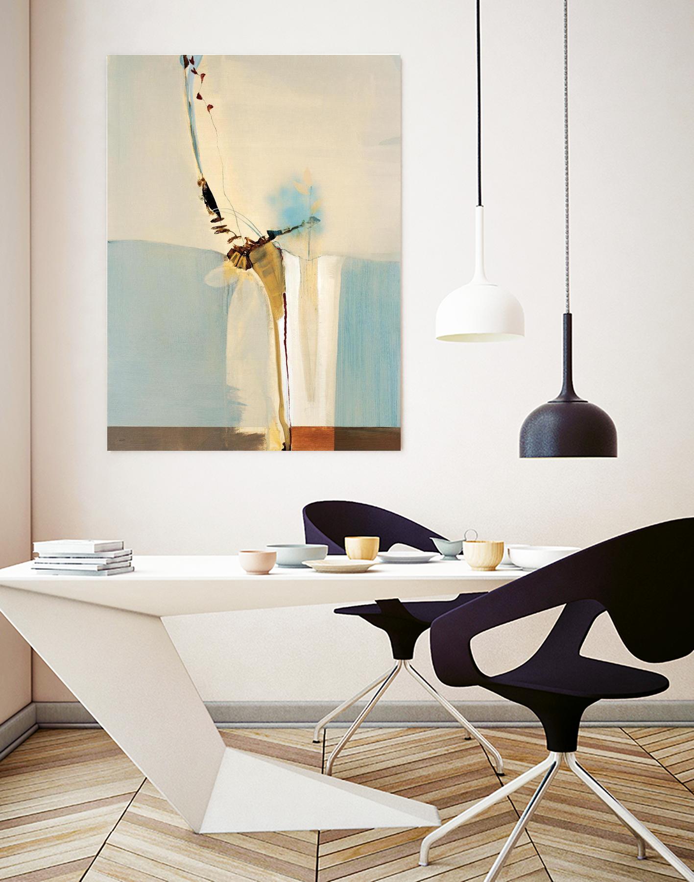 Light Fast II by Sarah Stockstill on GIANT ART - blue abstract