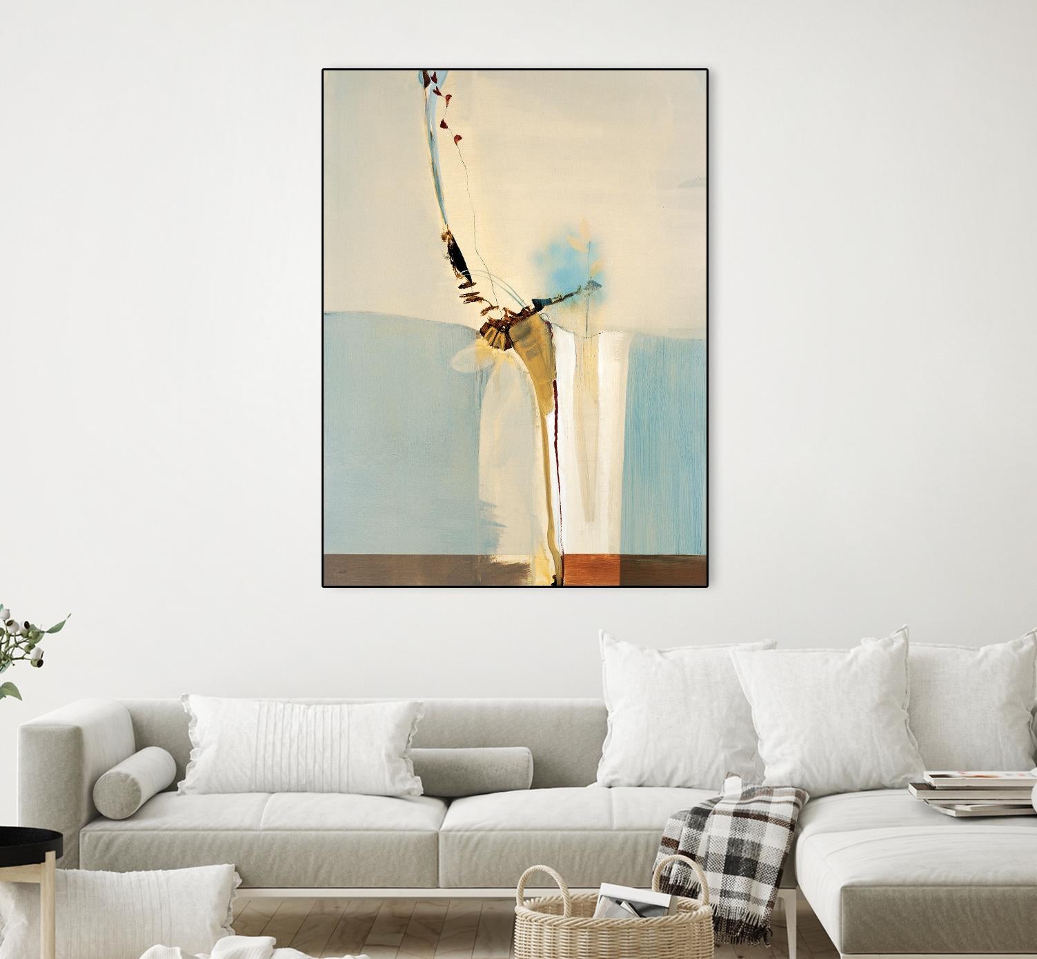 Light Fast II by Sarah Stockstill on GIANT ART - blue abstract