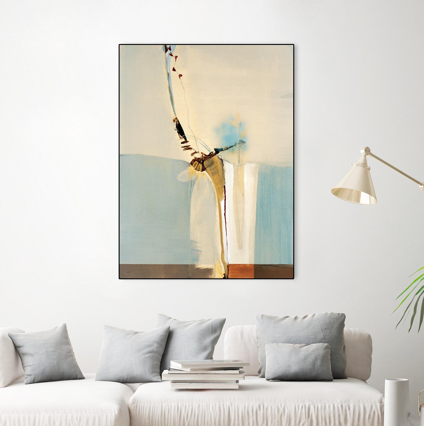 Light Fast II by Sarah Stockstill on GIANT ART - blue abstract