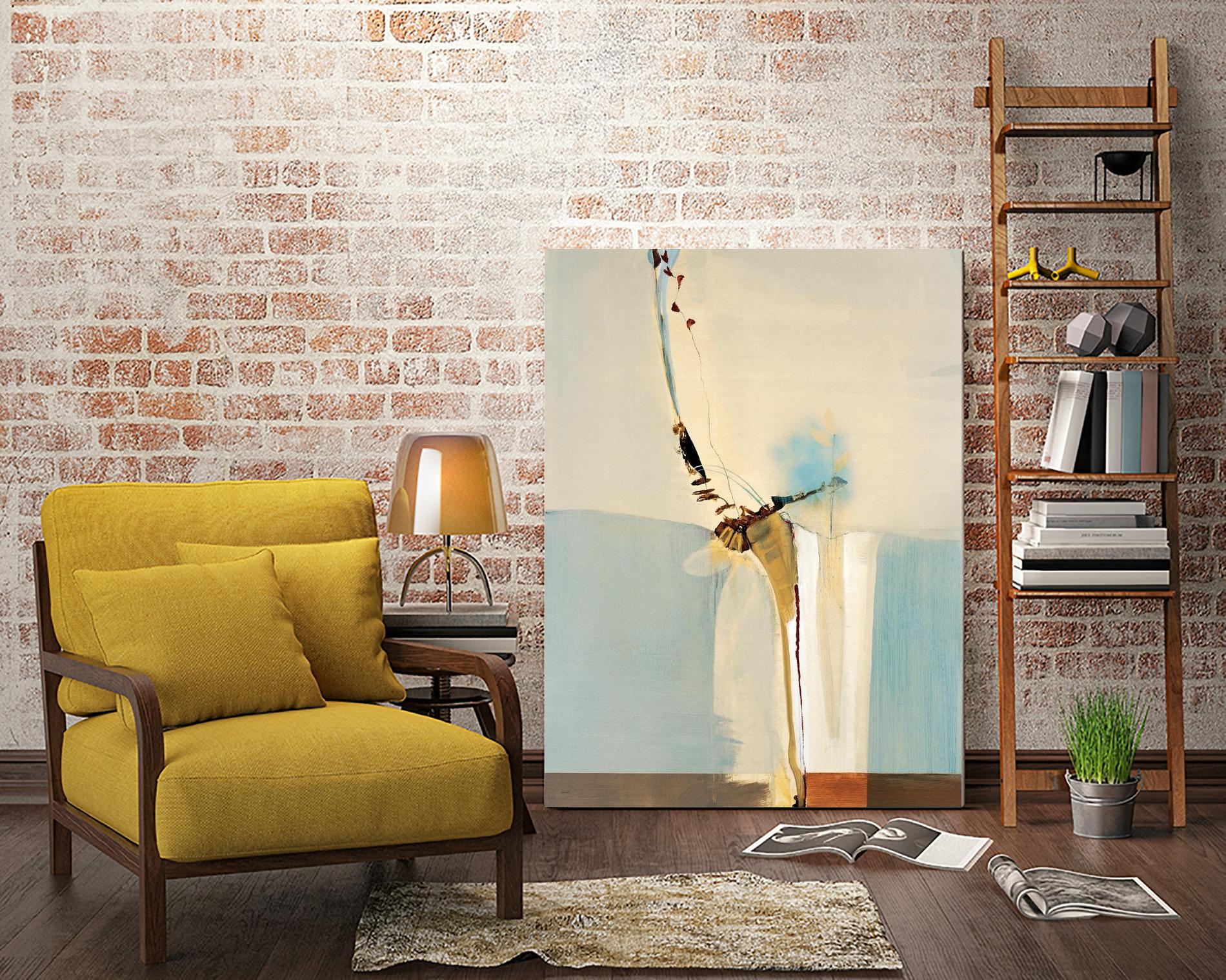 Light Fast II by Sarah Stockstill on GIANT ART - blue abstract