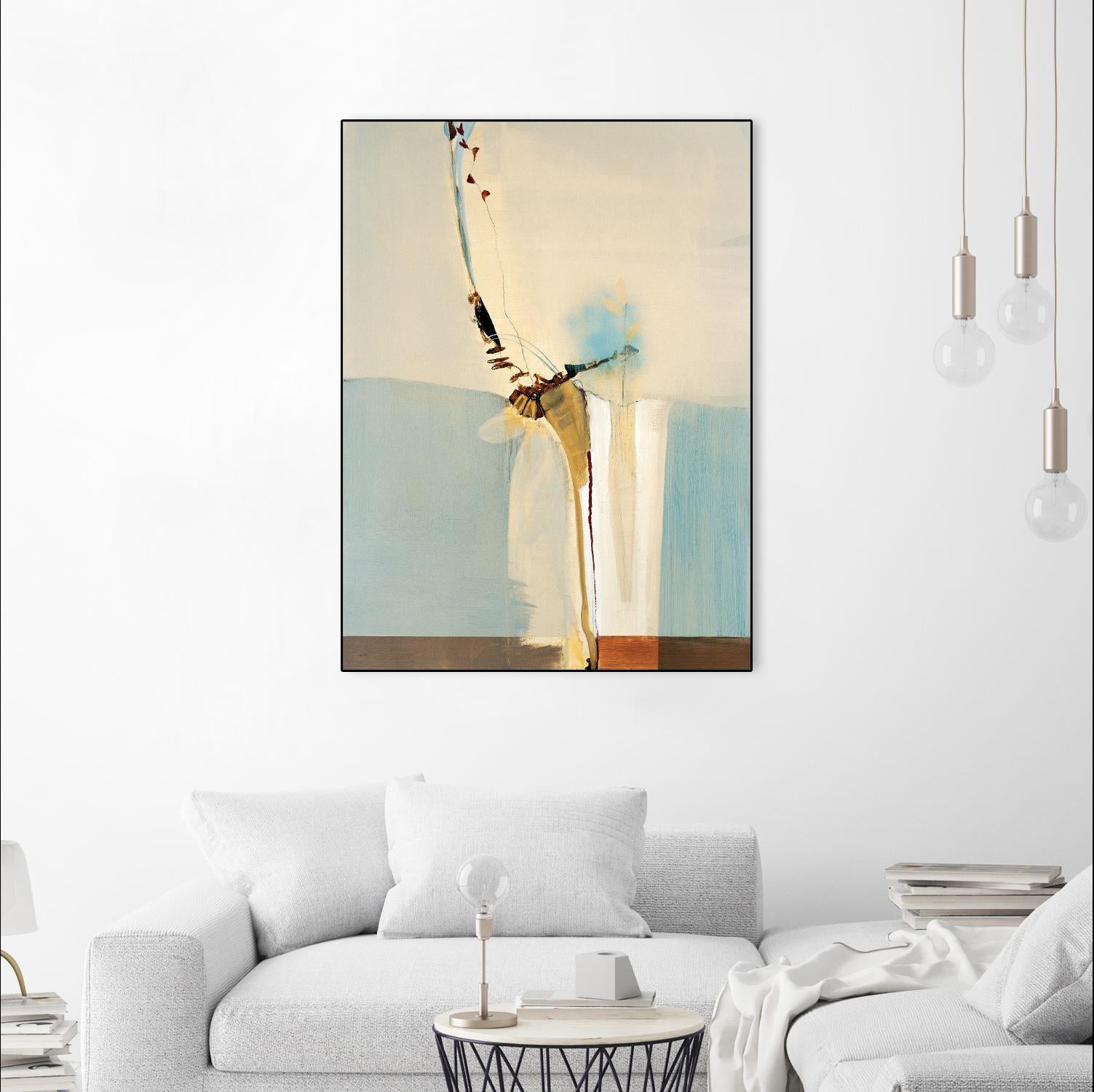 Light Fast II by Sarah Stockstill on GIANT ART - blue abstract