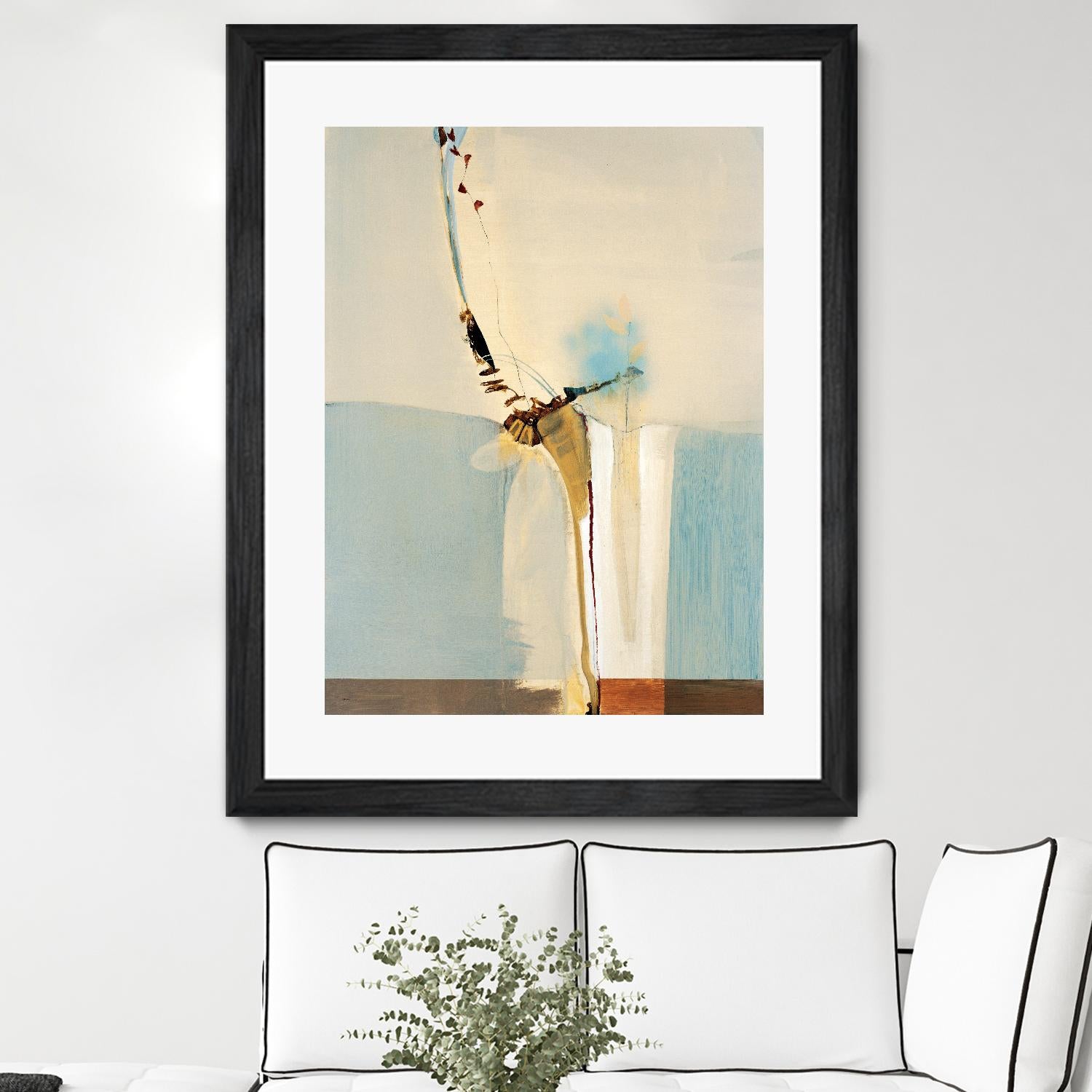 Light Fast II by Sarah Stockstill on GIANT ART - blue abstract