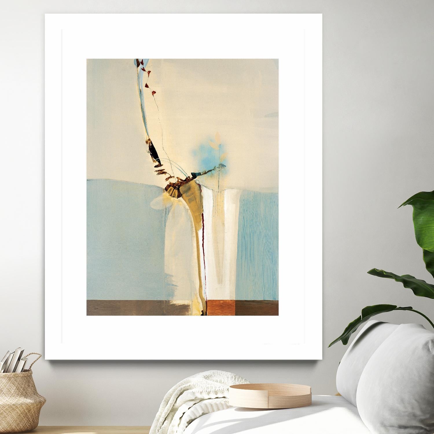 Light Fast II by Sarah Stockstill on GIANT ART - blue abstract