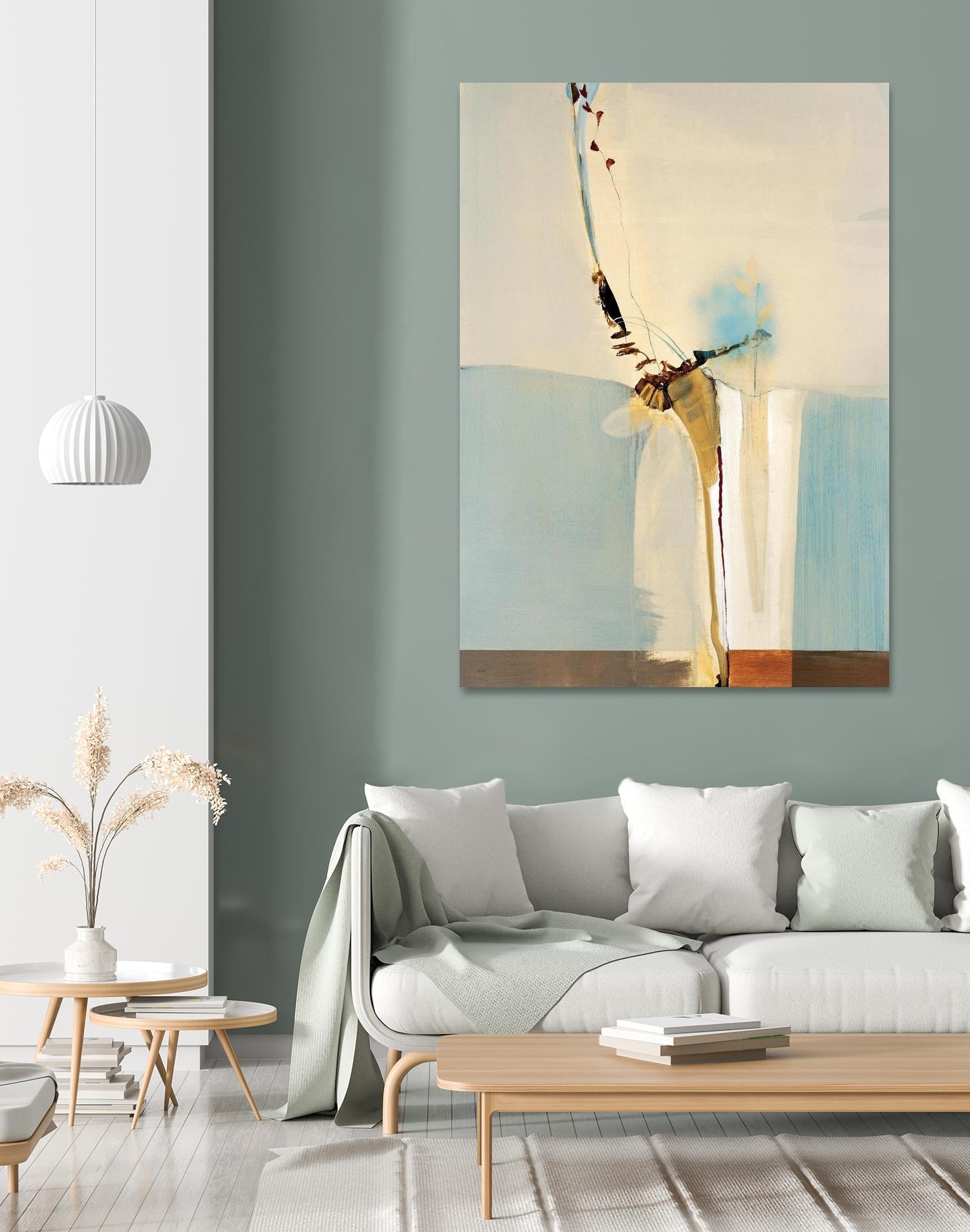 Light Fast II by Sarah Stockstill on GIANT ART - blue abstract