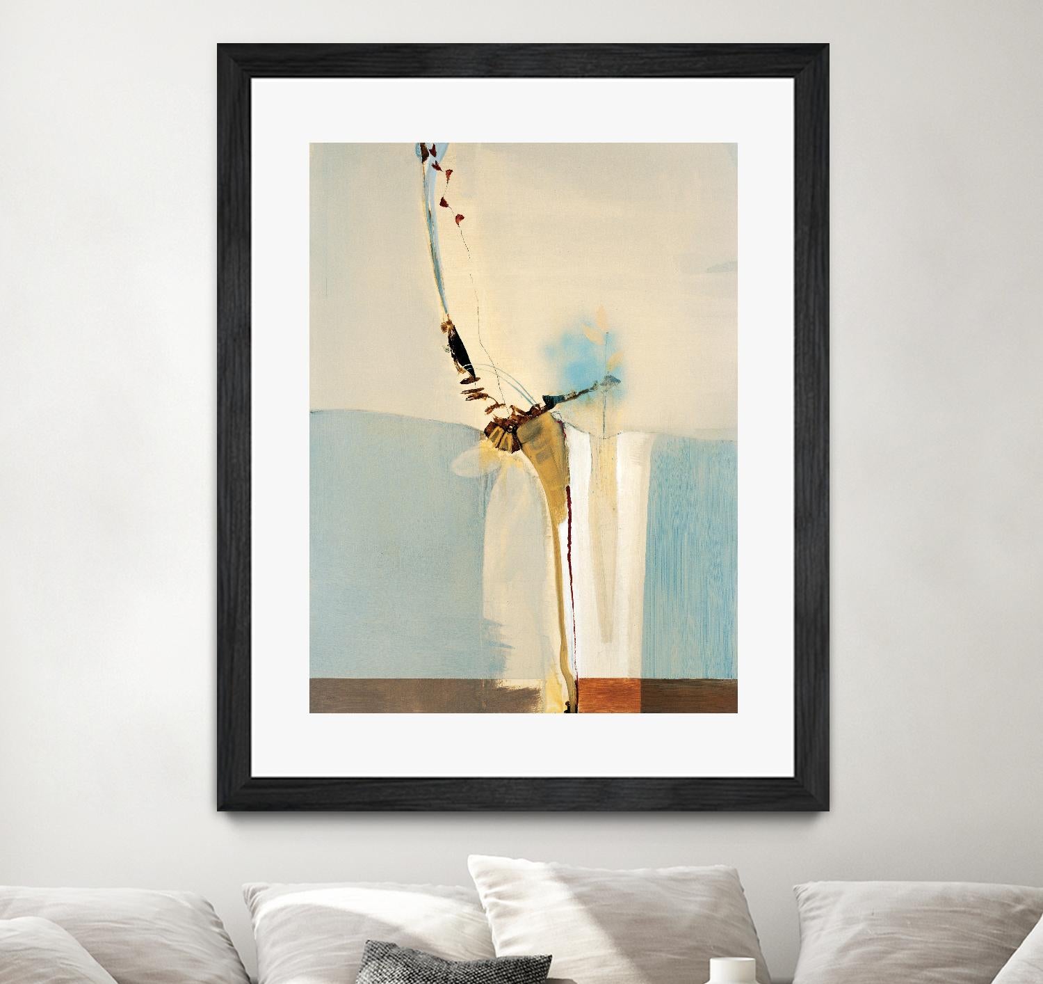 Light Fast II by Sarah Stockstill on GIANT ART - blue abstract