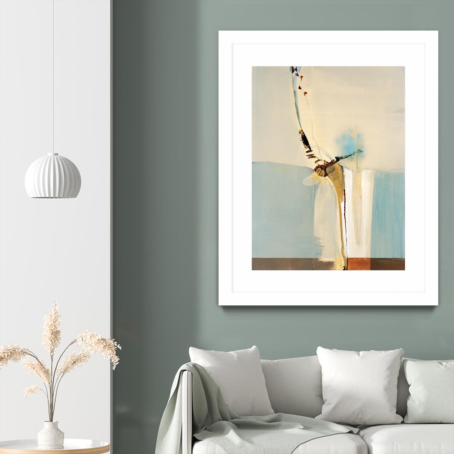 Light Fast II by Sarah Stockstill on GIANT ART - blue abstract