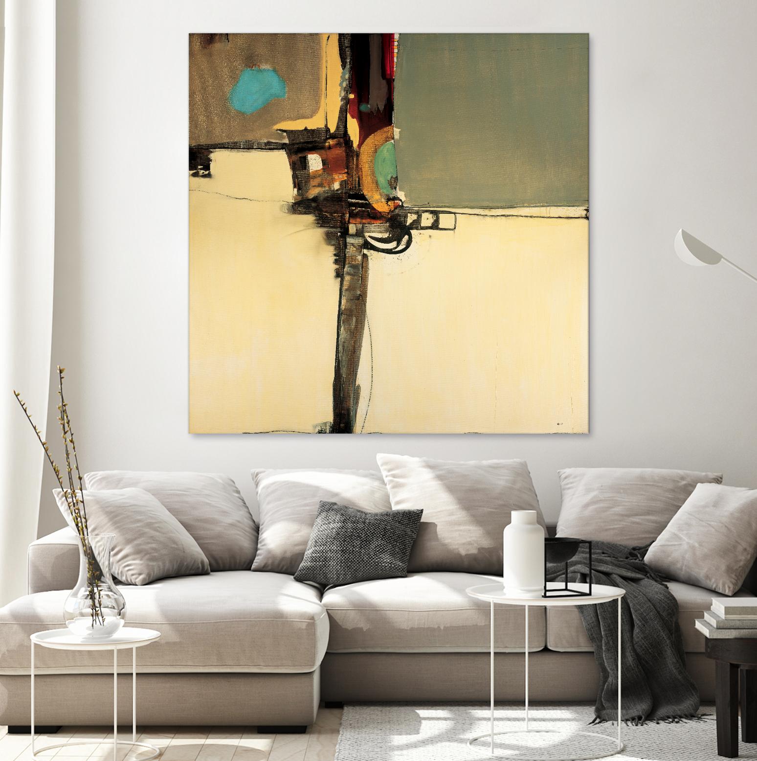 Watchtower by Sarah Stockstill on GIANT ART - grey abstract