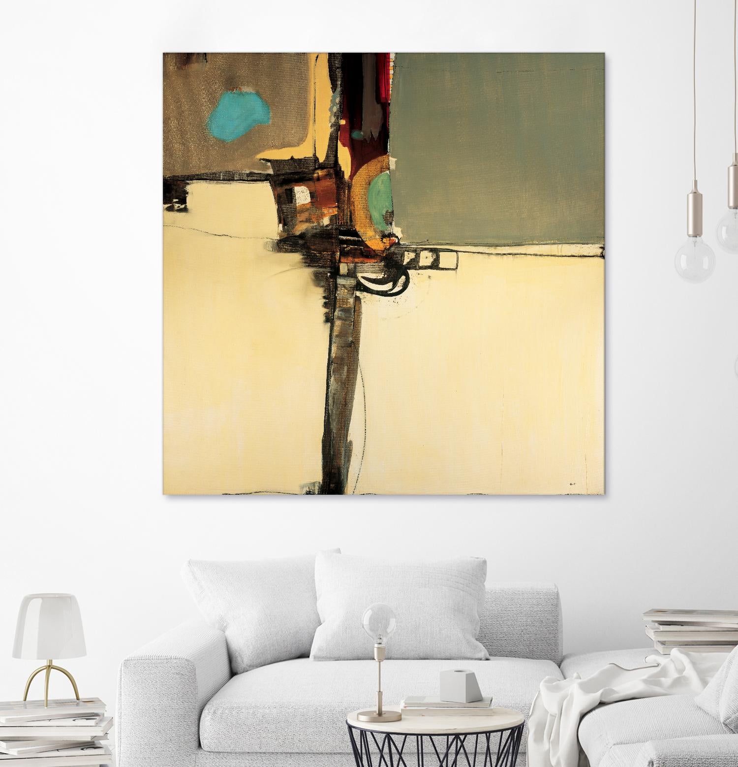 Watchtower by Sarah Stockstill on GIANT ART - grey abstract