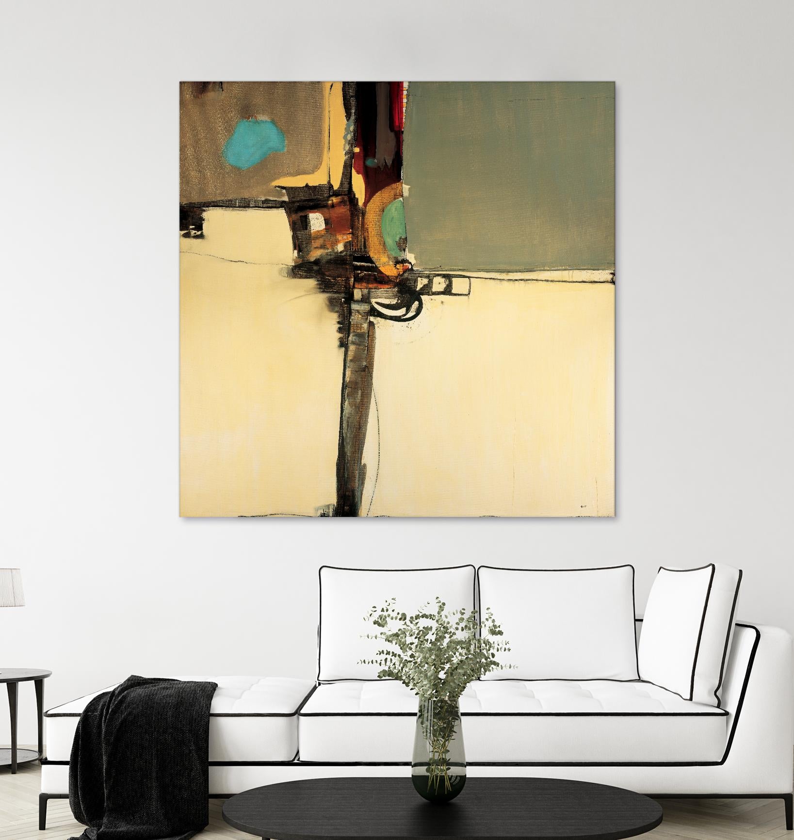 Watchtower by Sarah Stockstill on GIANT ART - grey abstract