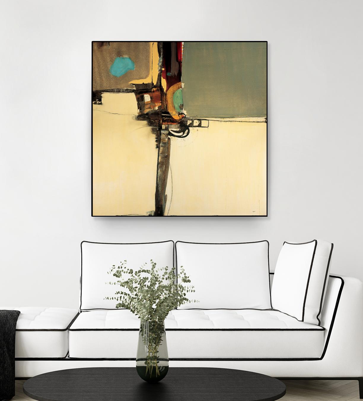 Watchtower by Sarah Stockstill on GIANT ART - grey abstract