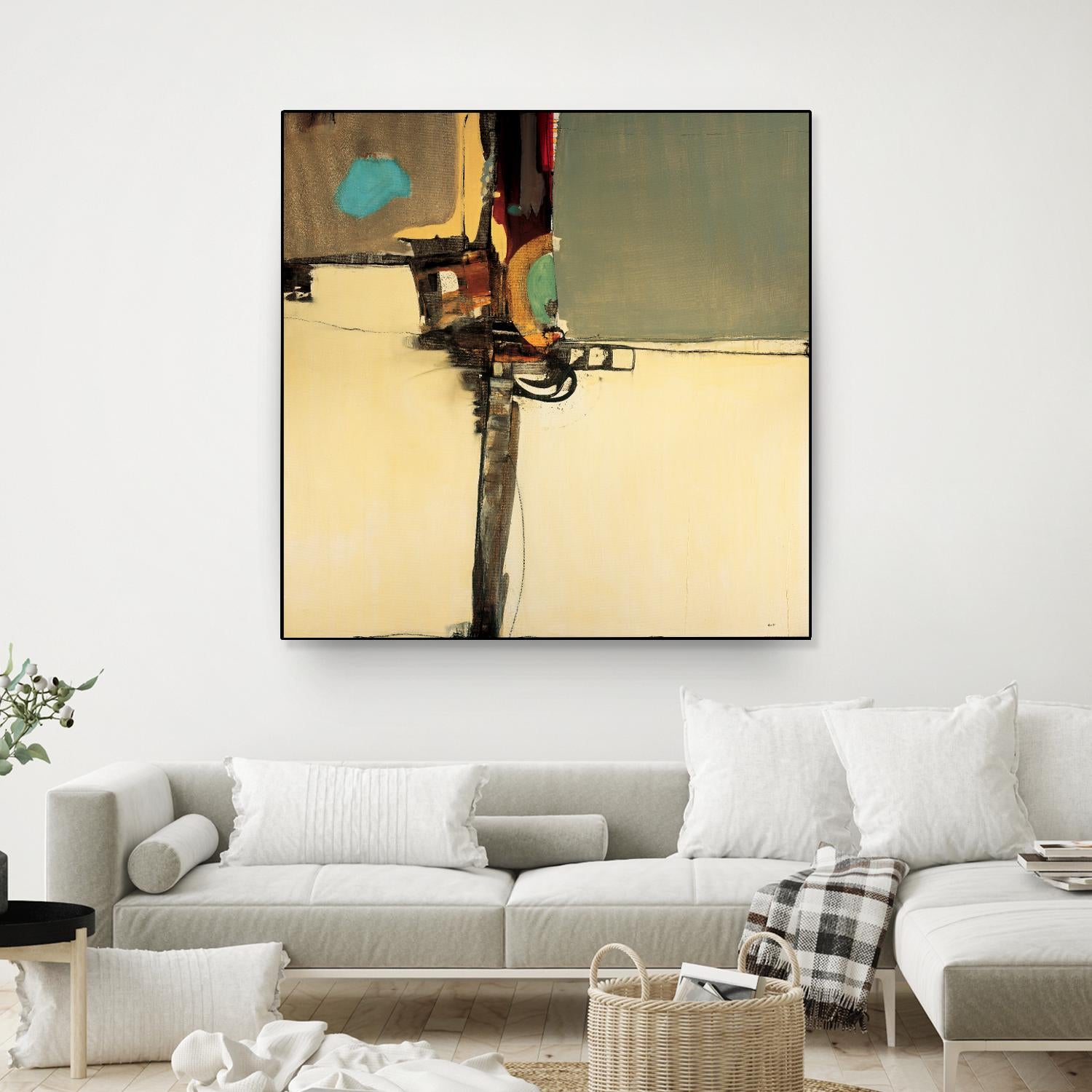 Watchtower by Sarah Stockstill on GIANT ART - grey abstract