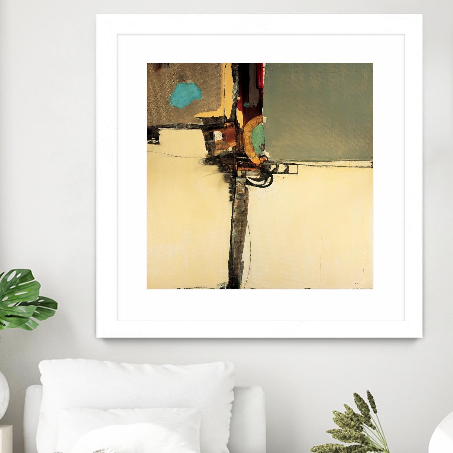 Watchtower by Sarah Stockstill on GIANT ART - grey abstract