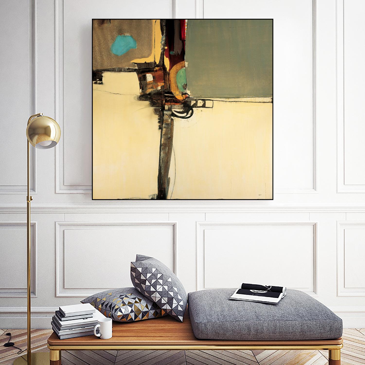 Watchtower by Sarah Stockstill on GIANT ART - grey abstract