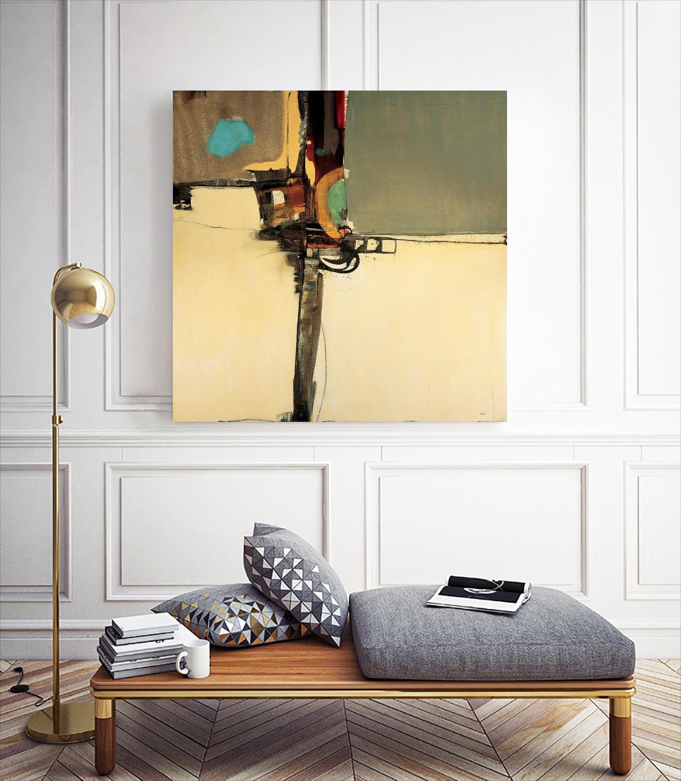 Watchtower by Sarah Stockstill on GIANT ART - grey abstract