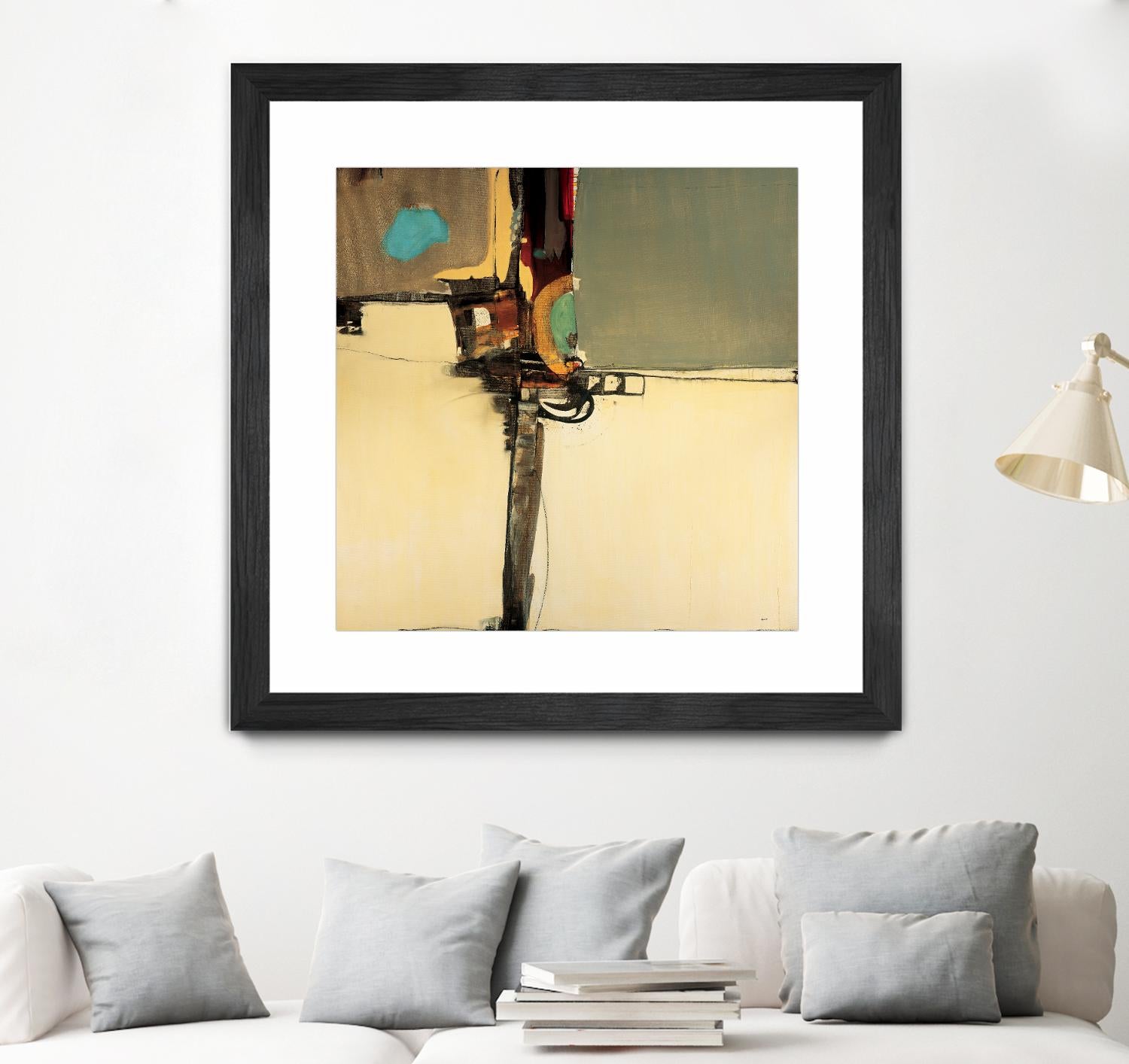 Watchtower by Sarah Stockstill on GIANT ART - grey abstract