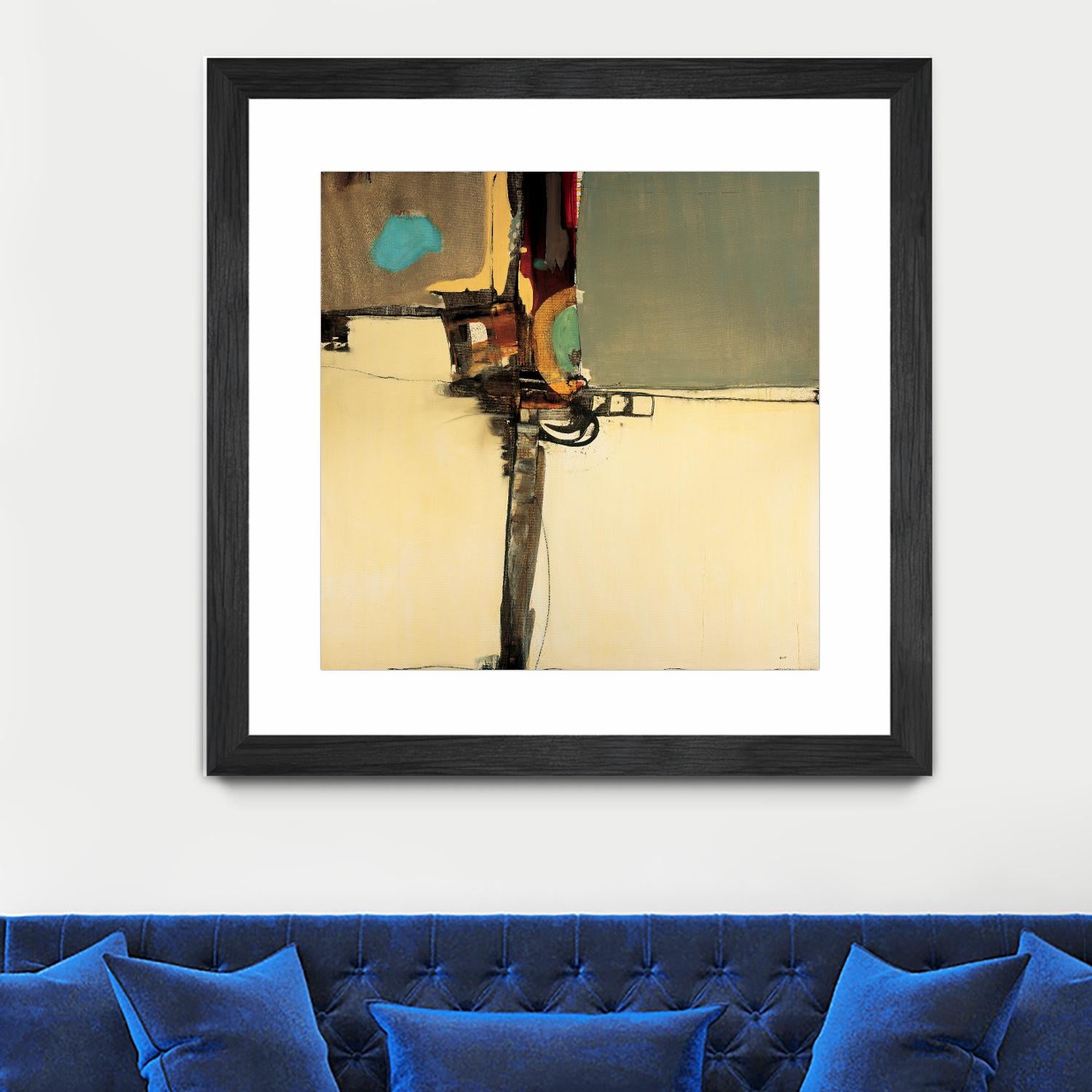 Watchtower by Sarah Stockstill on GIANT ART - grey abstract